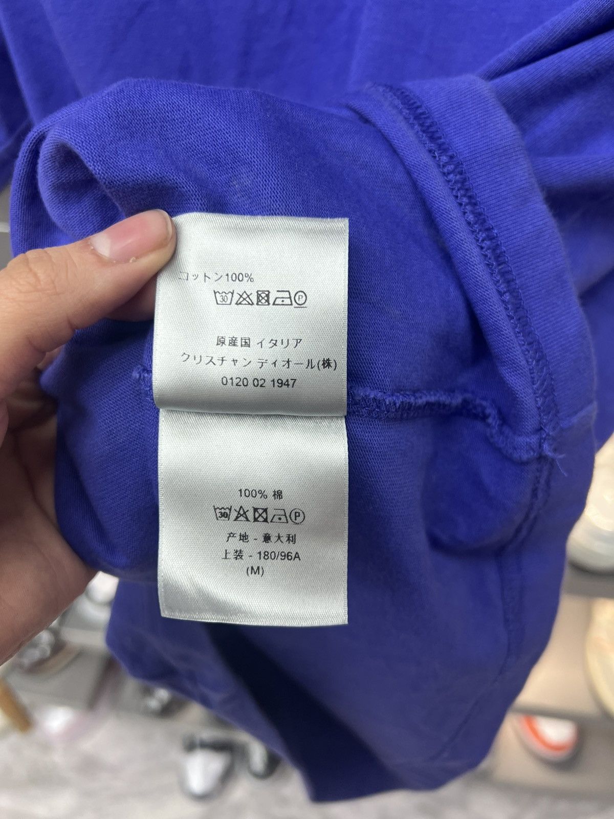 Dior Dior CD Purple Icon Tee Size US M / EU 48-50 / 2 - 8 Thumbnail