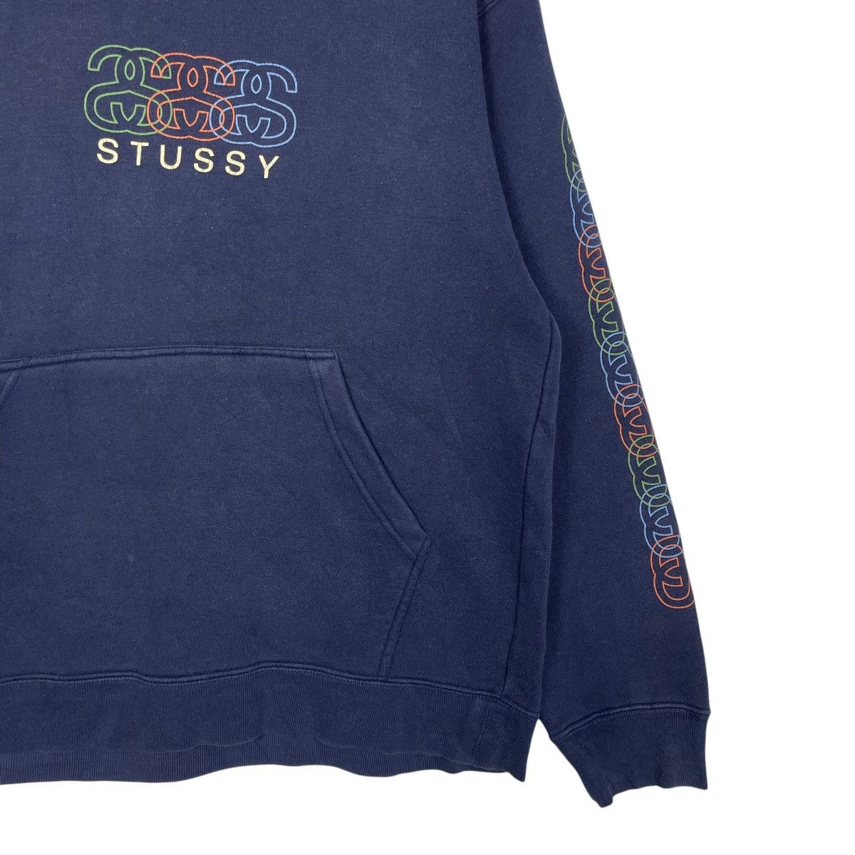 Stussy Vintage 90s Stussy Big Logo Pullover Hoodie Size US S / EU 44-46 / 1 - 4 Thumbnail