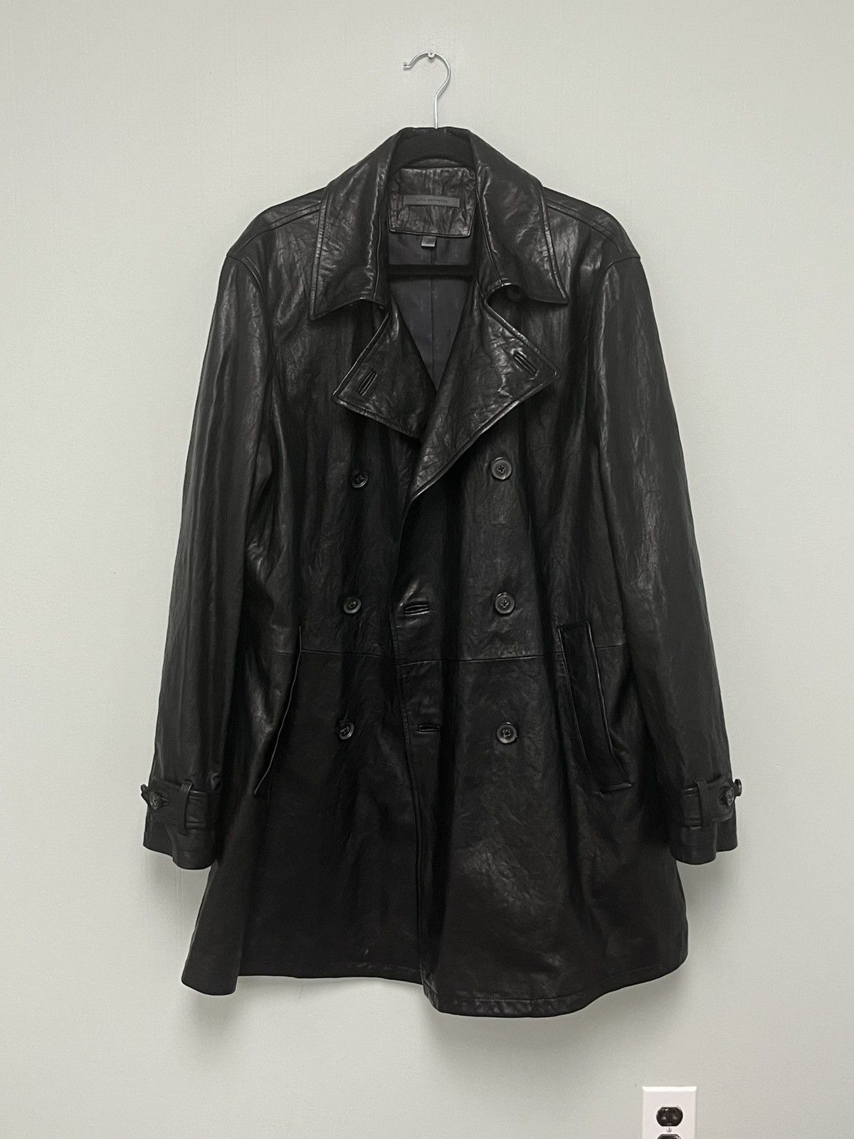 John Varvatos Leather trench coat. 48 Size US M / EU 48-50 / 2 - 8 Thumbnail