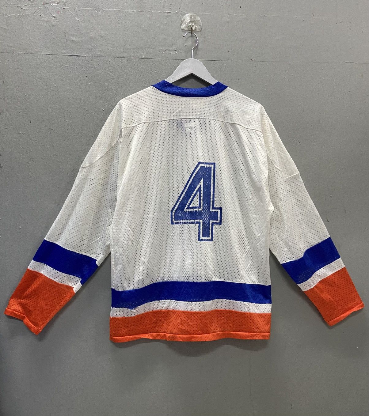 NHL VINTAGE NEW YORK ISLANDERS NO 4 NHL JERSEY Size US L / EU 52-54 / 3 - 4 Thumbnail