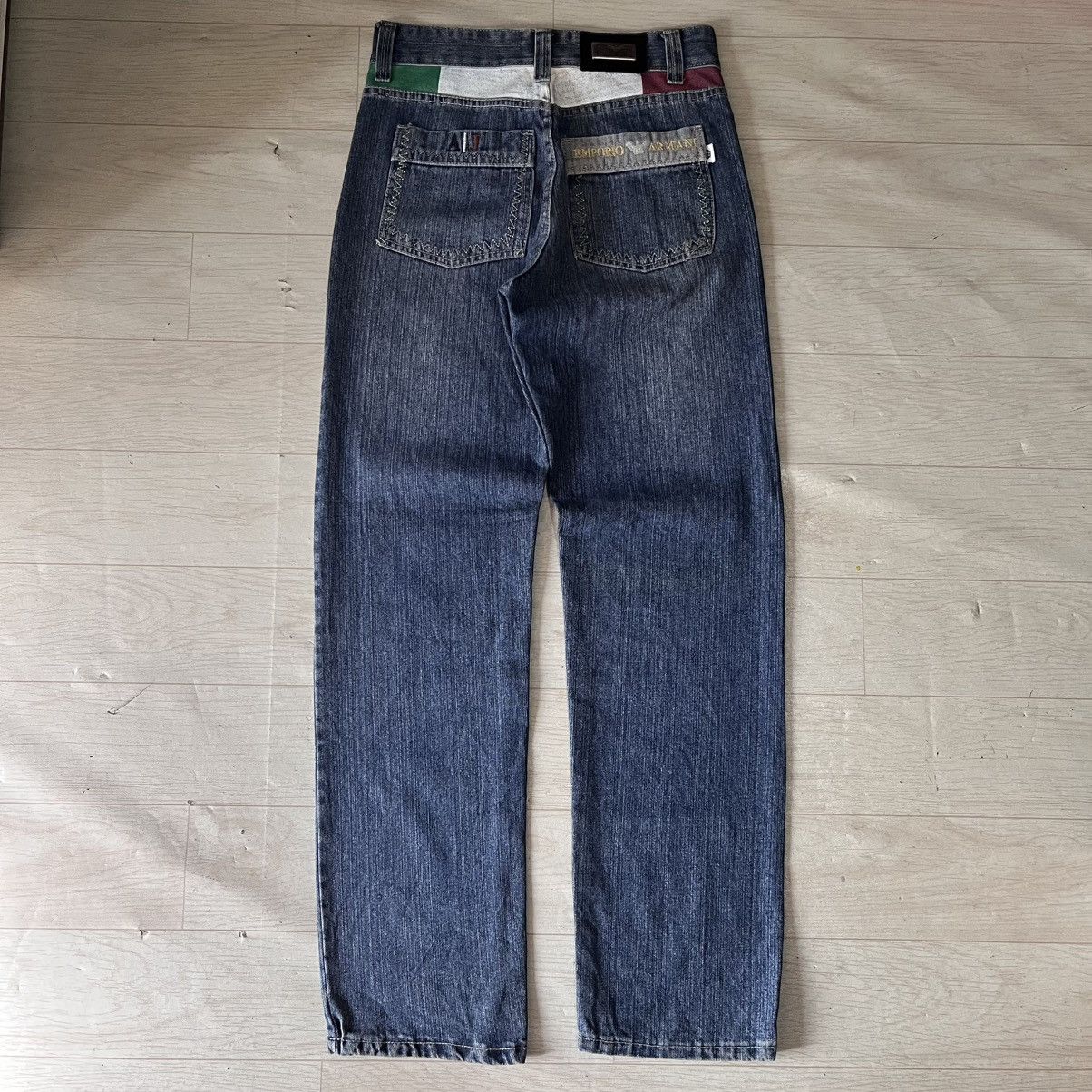 Giorgio Armani 💥RARE💥 Vintage Giorgio Armani jeans embroidered logo Size US 32 / EU 48 - 2 Thumbnail