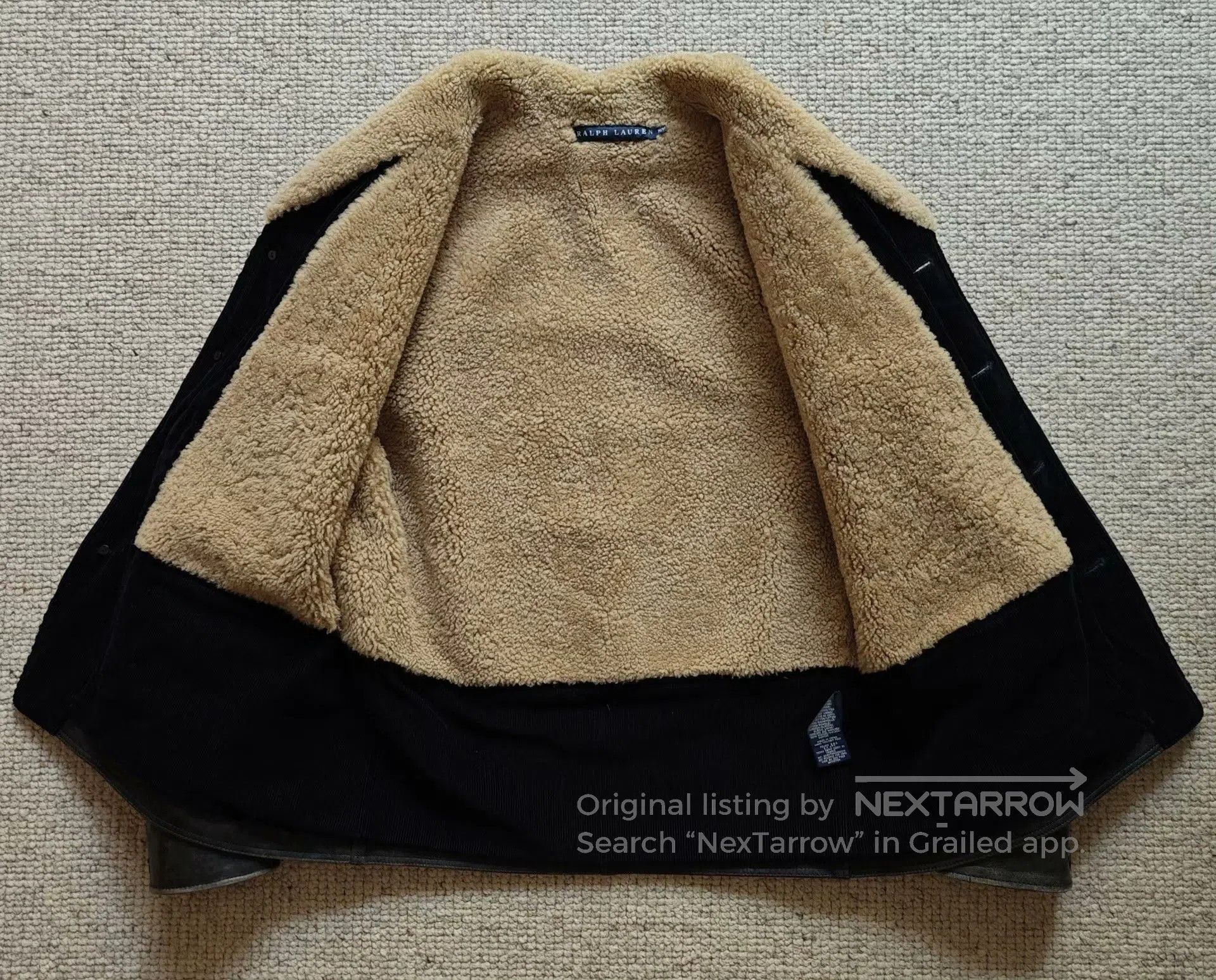 Polo Ralph Lauren Polo Ralph Lauren Shearling Leather Jacket. Size M / US 6-8 / IT 42-44 - 3 Thumbnail
