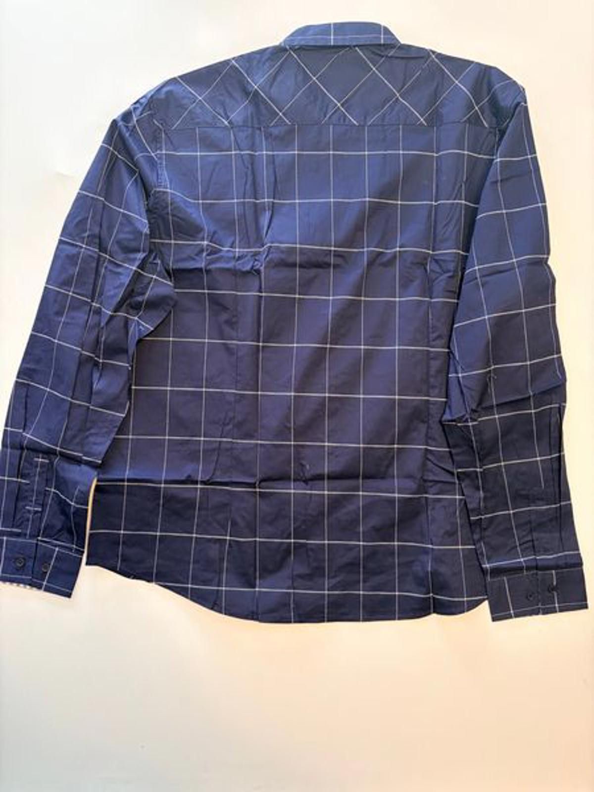 Other Coofandy Men's Navy Blue Plaid Shirt (Size 2XL) Size 48R - 3 Thumbnail