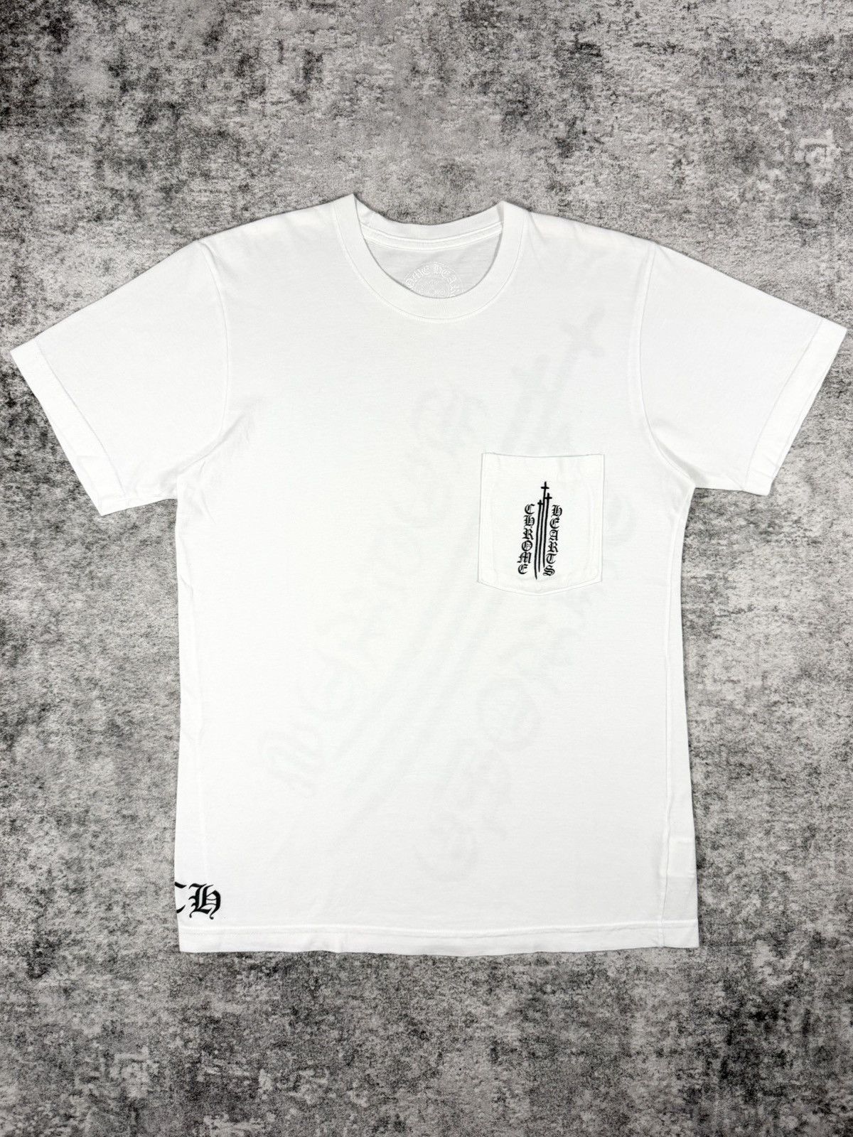 Chrome Hearts Chrome Hearts ‘RS3 Triple Cross’ Pocket T-Shirt Size US S / EU 44-46 / 1 - 2 Thumbnail