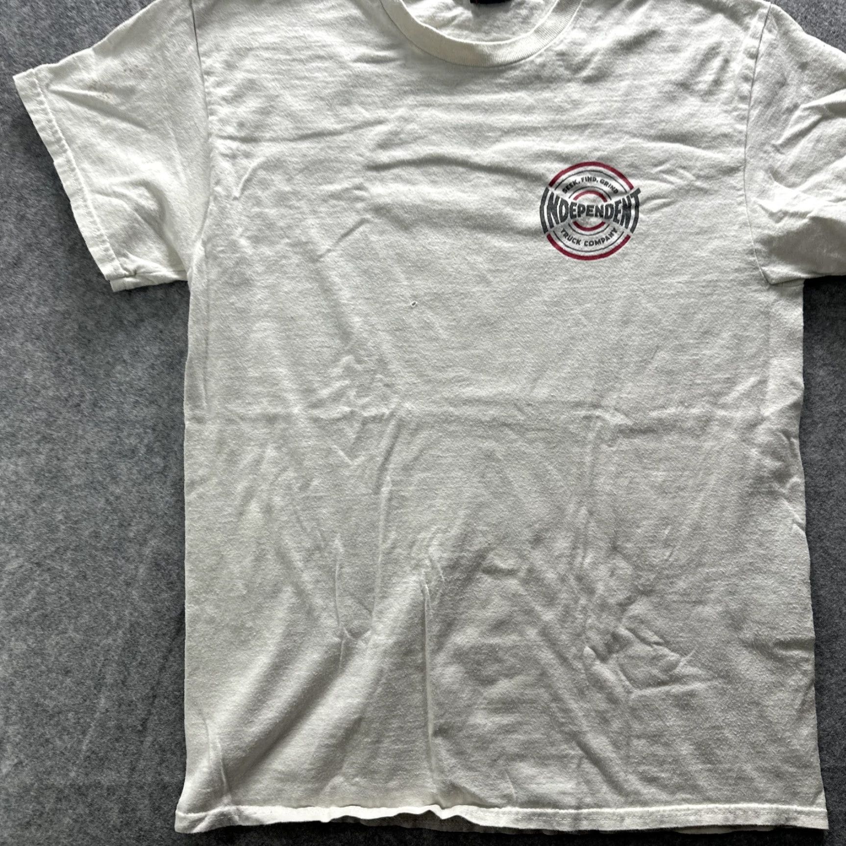 Vintage VINTAGE Independent Truck Co Shirt Mens Medium White Skateboard Logo Tee Graphic Casual Size US M / EU 48-50 / 2 - 4 Thumbnail