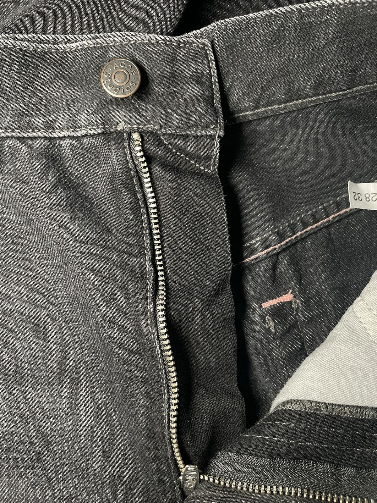 Acne Studios Acne Studios 2022 Vintage Black Jeans Size US 28 / EU 44 - 7 Thumbnail