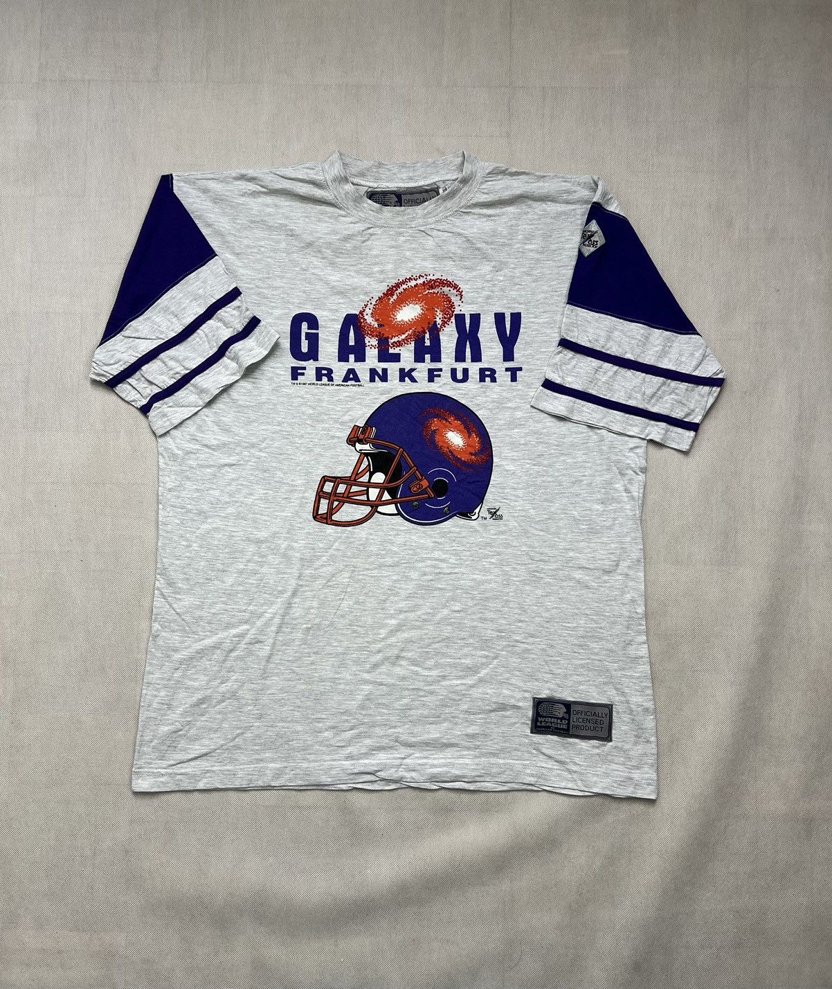 Vintage Rare Tshirt Galaxy Frankfurt 1997 Rugby Vintage Size US XL / EU 56 / 4 - 2 Thumbnail