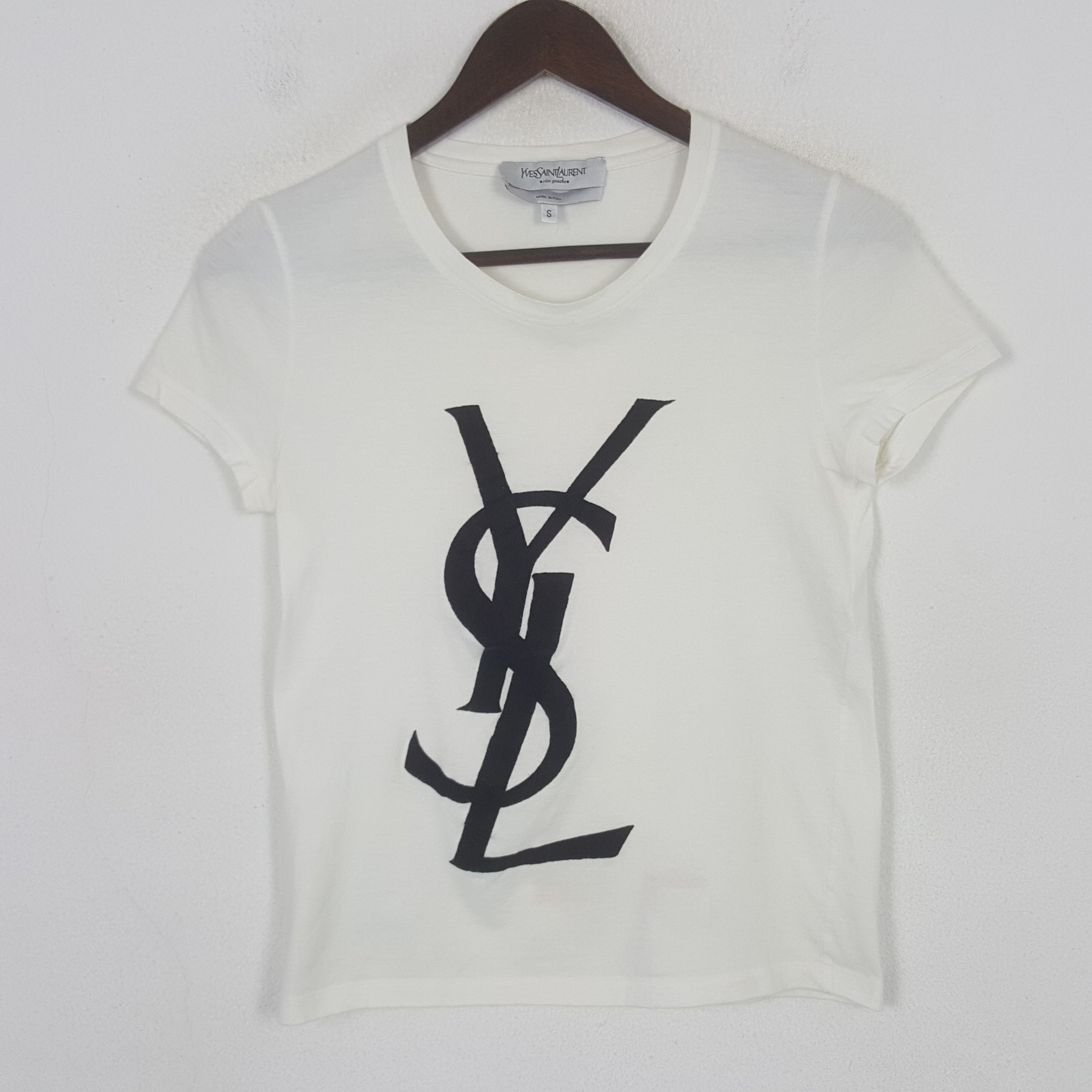 Yves Saint Laurent Vintage Yves Saint Laurent Pour Homme Italy Tshirt Size XS / US 0-2 / IT 36-38 - 1 Thumbnail