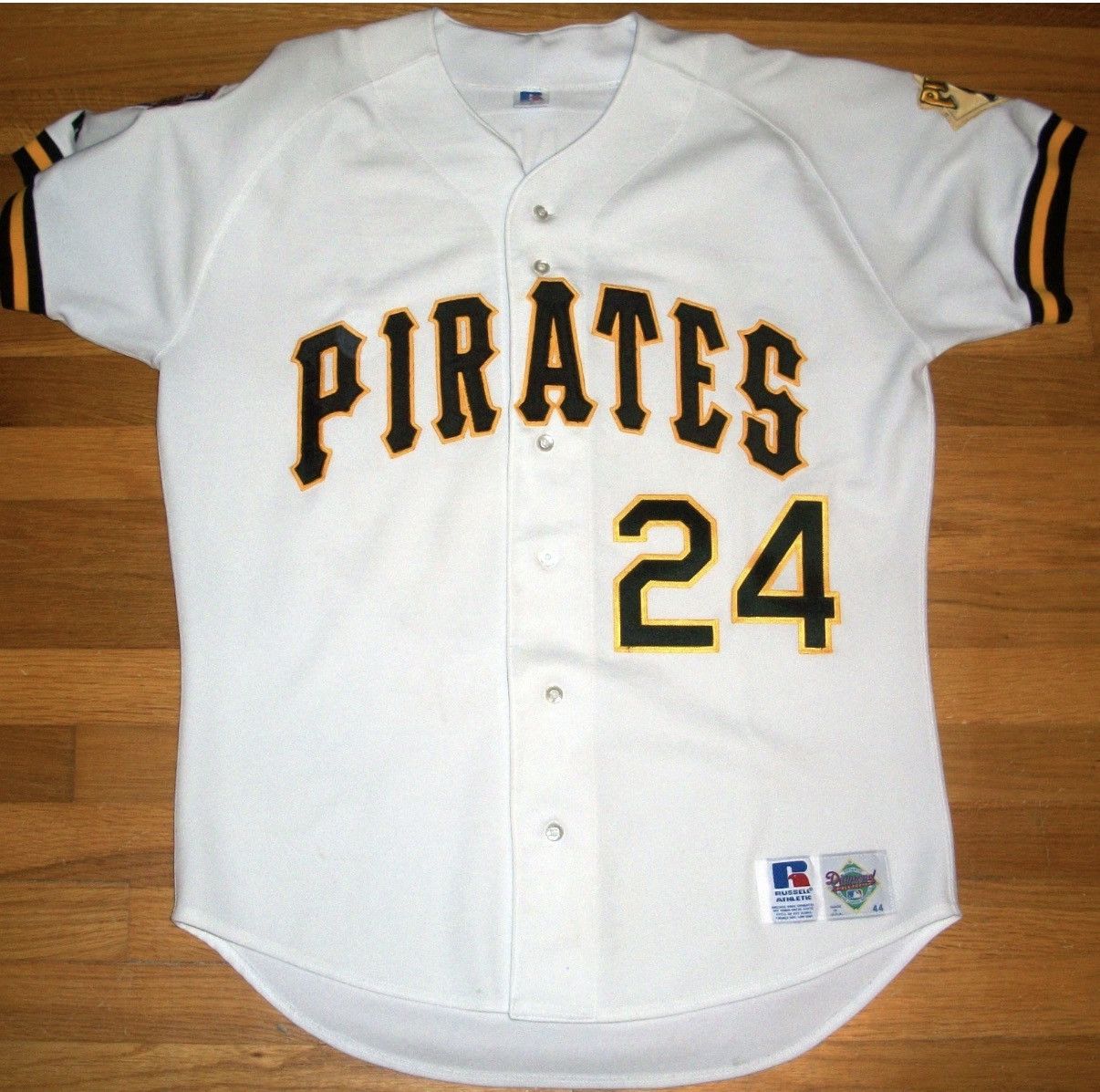 Russell Athletic Pirates Barry Bonds Authentic All Star Game Jersey Sz 44 USA Size US L / EU 52-54 / 3 - 3 Thumbnail