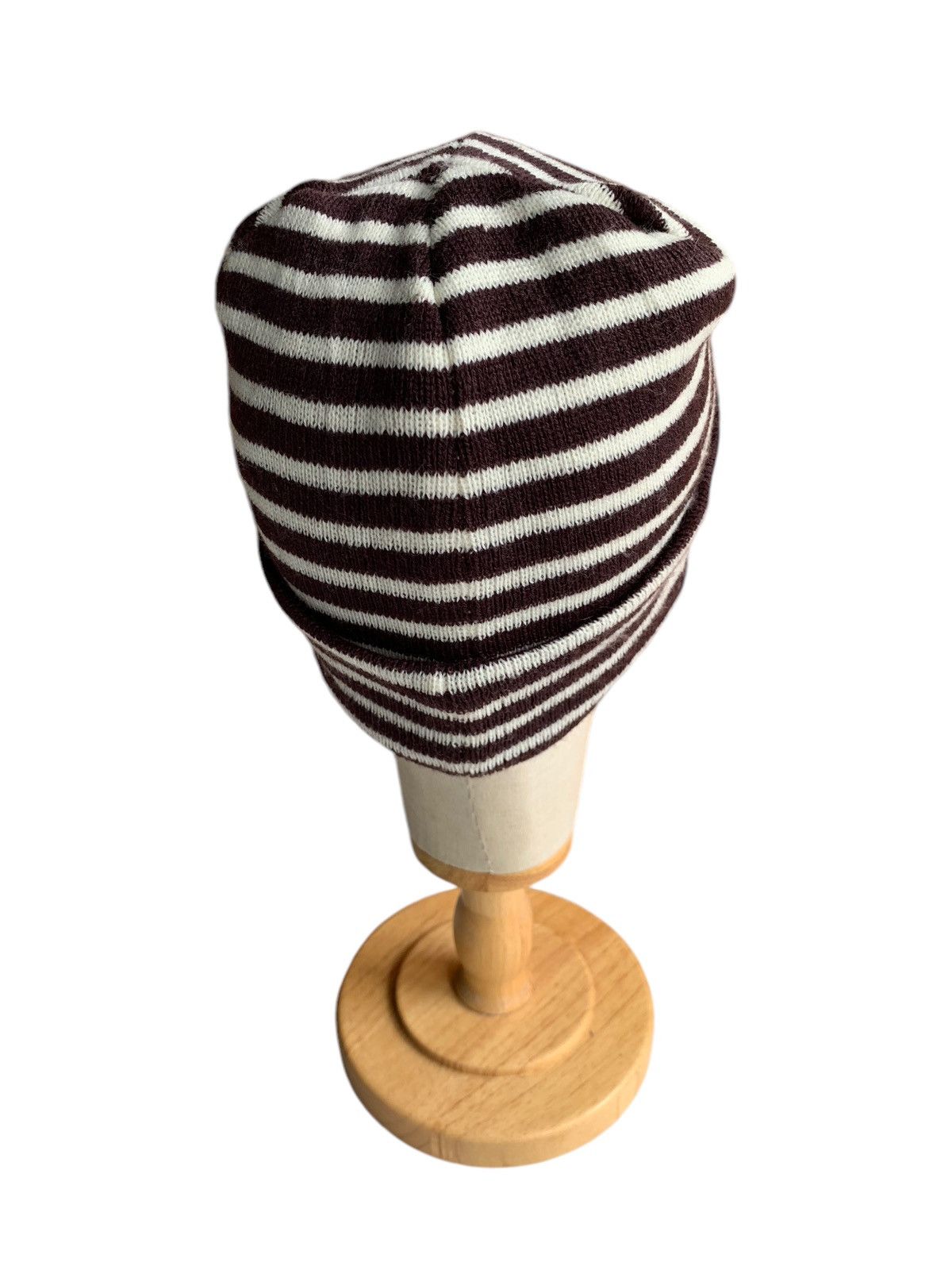 Kapital Stripe Knitted Winter Sessions Streetwear Beanie Hat Size ONE SIZE - 7 Thumbnail