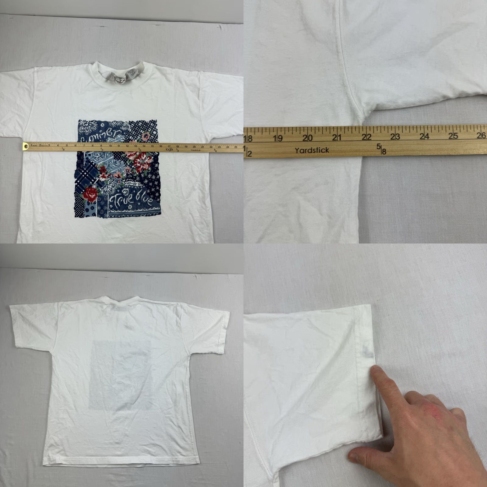 Vintage VINTAGE Erika T-Shirt Shirt Womens Large White 90s Casual Crew Neck Short Sleeve 90s Mens Womens? Size L / US 10 / IT 46 - 8 Thumbnail