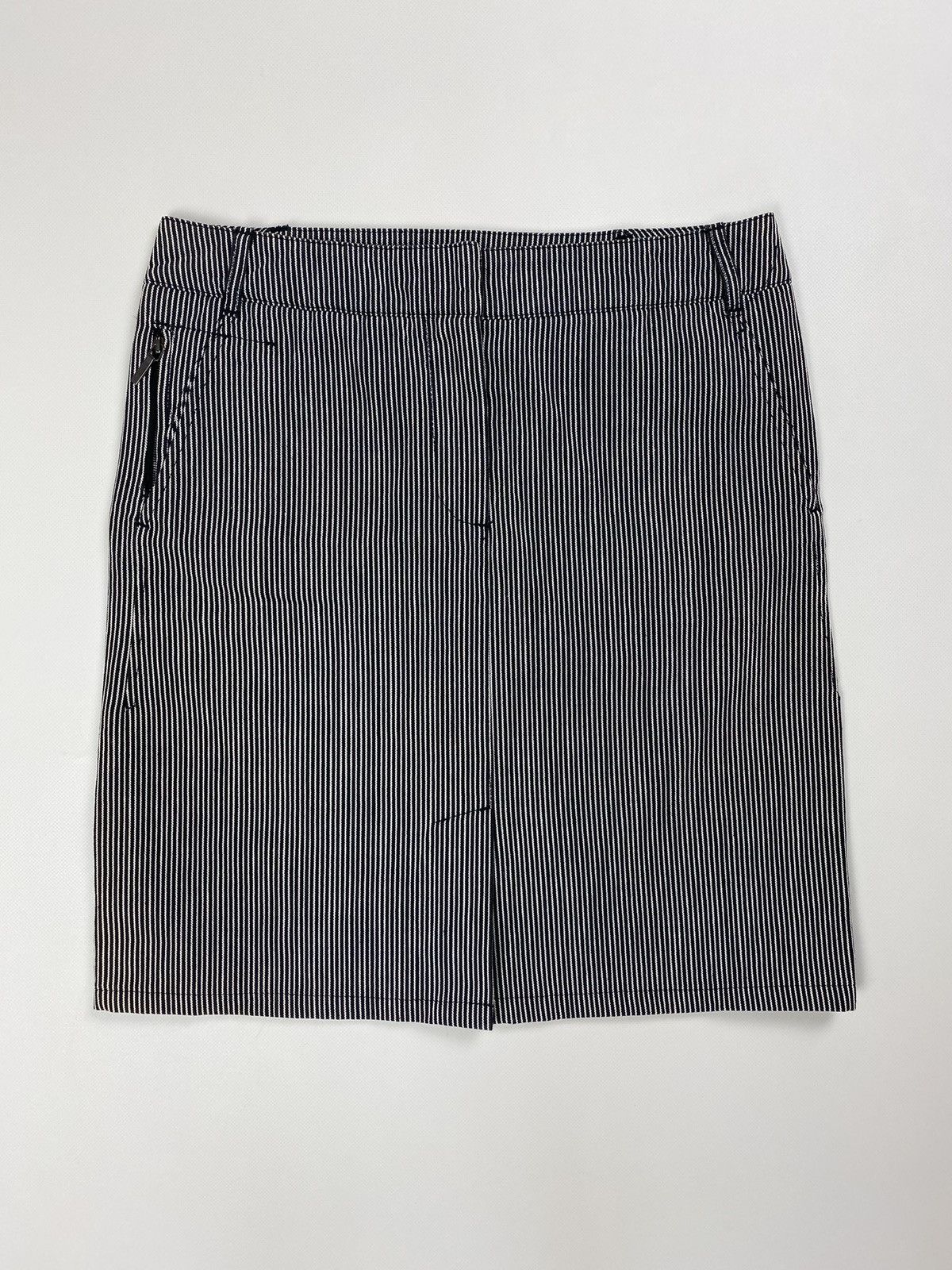 Jil Sander Jil Sander ladies striped denim pencil skirt size 27 Size 27" / US 4 / IT 40 - 1 Thumbnail