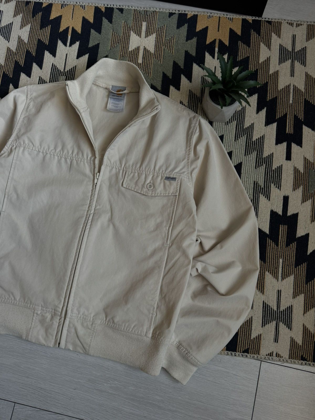 Carhartt Vintage Carhartt Beige Women’s Jacket Size L / US 10 / IT 46 - 3 Thumbnail