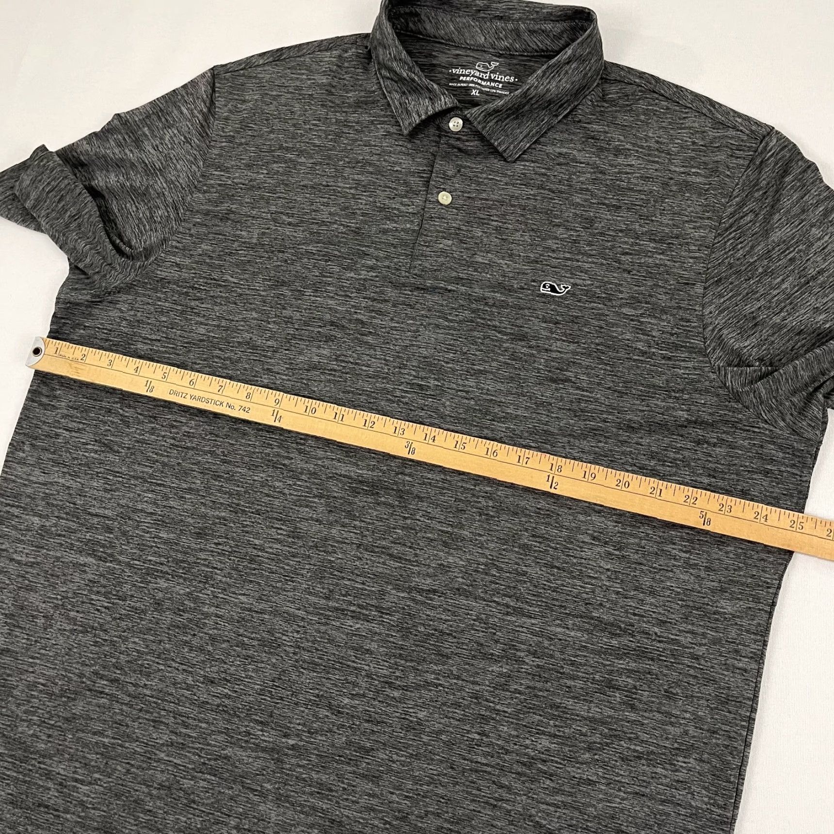 Vineyard Vines Vineyard Vines Polo Shirt Mens XL Gray Heather Preppy Casual Golf Performance Shirt Polo Size US XL / EU 56 / 4 - 5 Thumbnail
