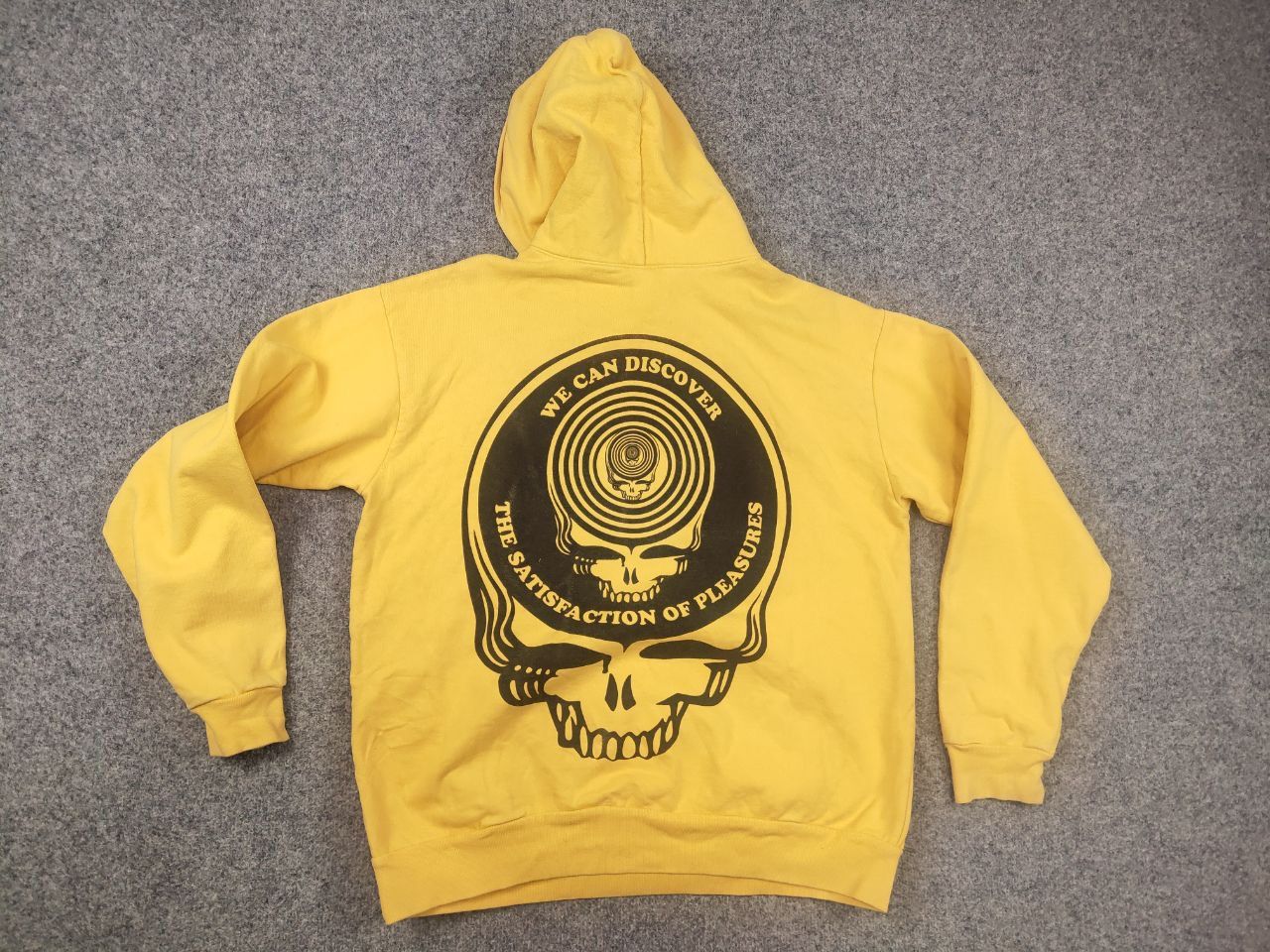 Pleasures Pleasures Face x The Greatful Dead Yellow Hoodie Vintage Size US L / EU 52-54 / 3 - 10 Thumbnail