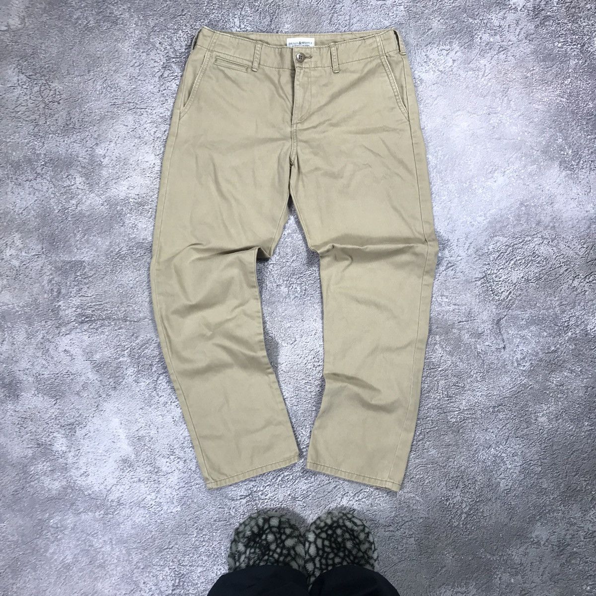 Vintage Vintage Y2K Baggy Chino Pants Relaxed Fit Streetwear Logo 27 Size US 27 - 2 Thumbnail