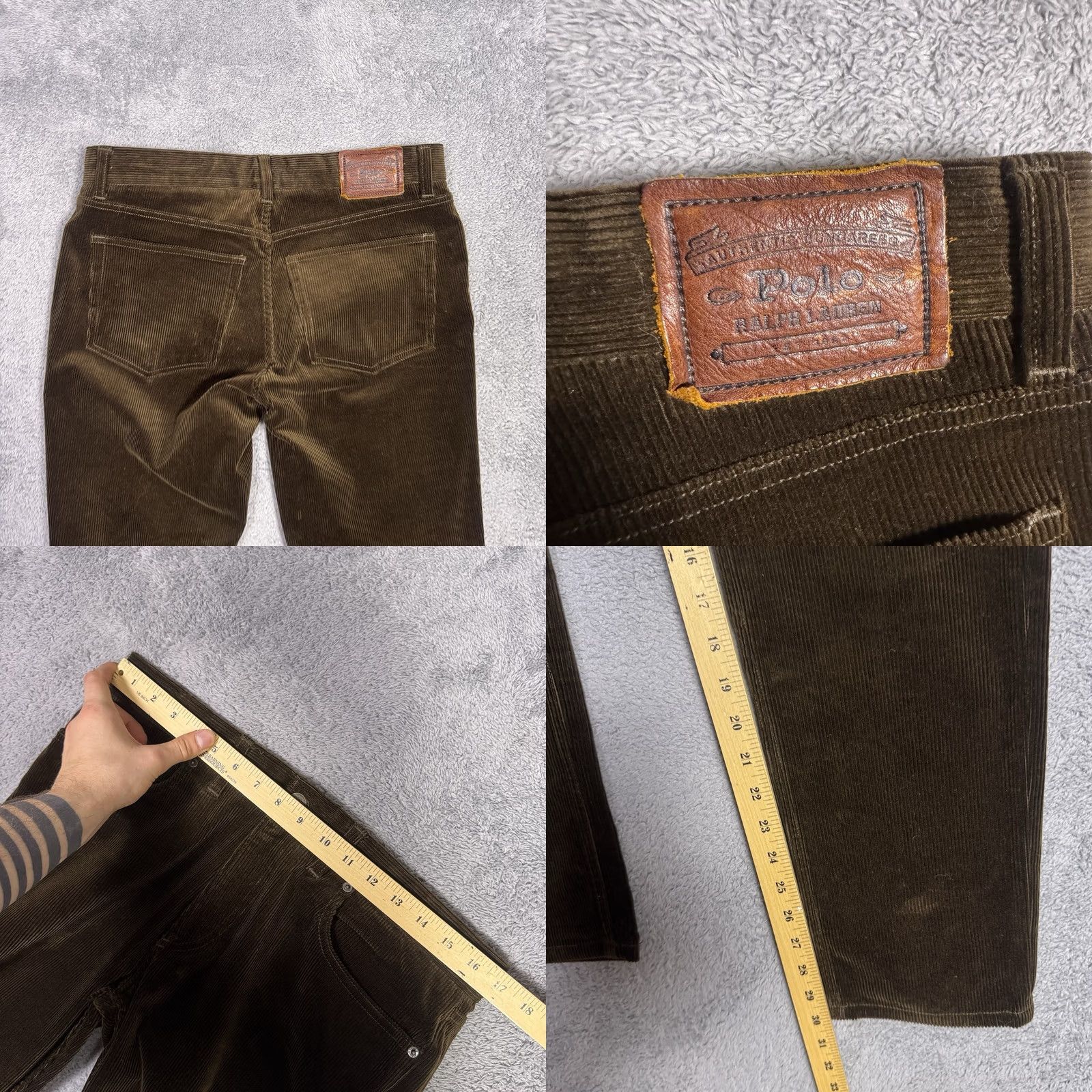 Polo Ralph Lauren Polo Ralph Lauren Pants Mens 32x30 Corduroy Chino Vintage 90s Y2K Baggy? Size US XS / EU 42 / 0 - 8 Thumbnail