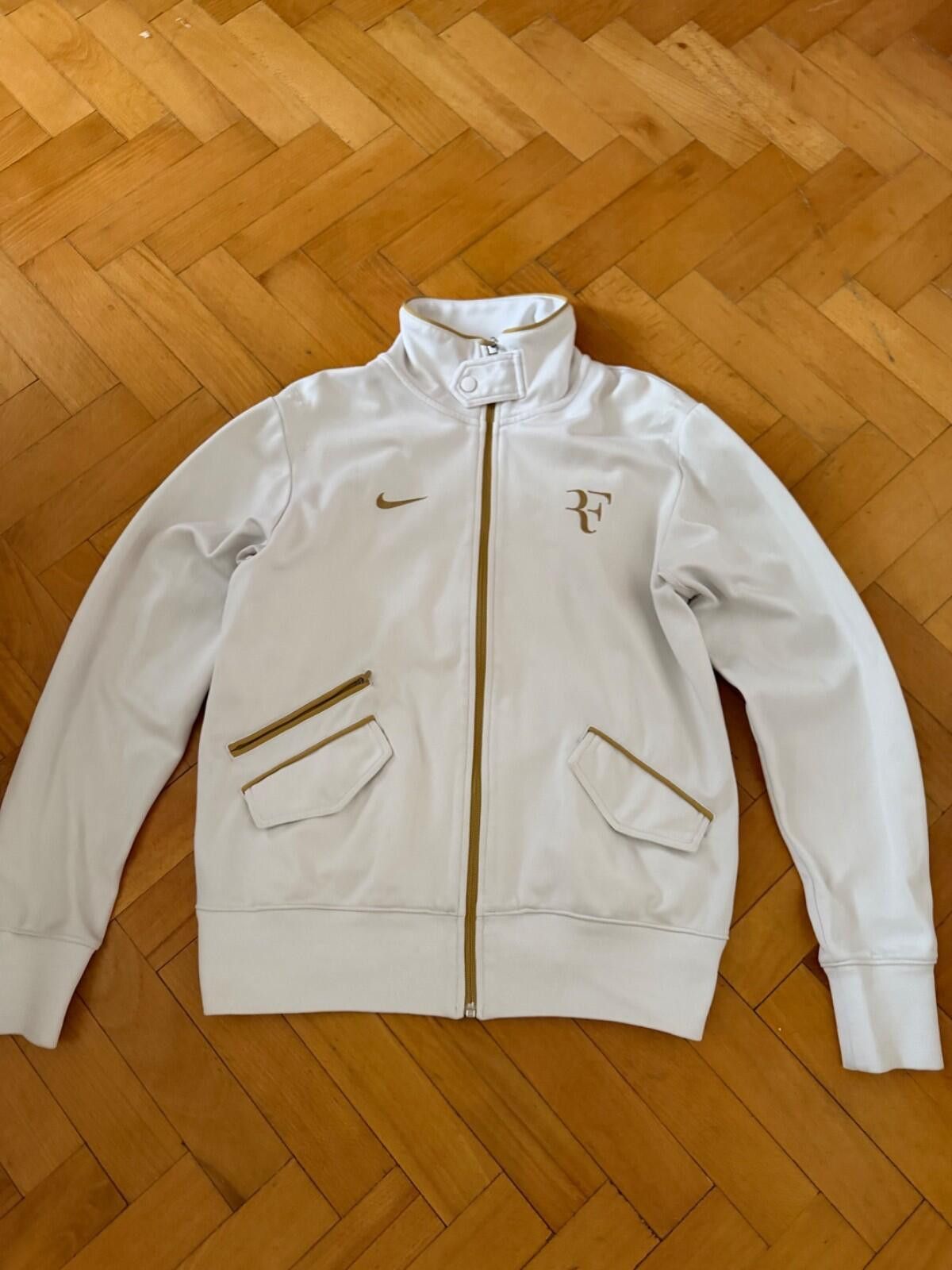 Nike Nike RF Roger Federer Wimbledon 2010 Jacket White Track Top Size US M / EU 48-50 / 2 - 3 Thumbnail