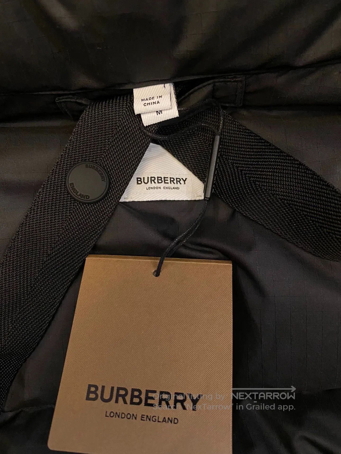 Burberry Blue Puffer Jacket with Hood, Size M. Size US M / EU 48-50 / 2 - 5 Thumbnail