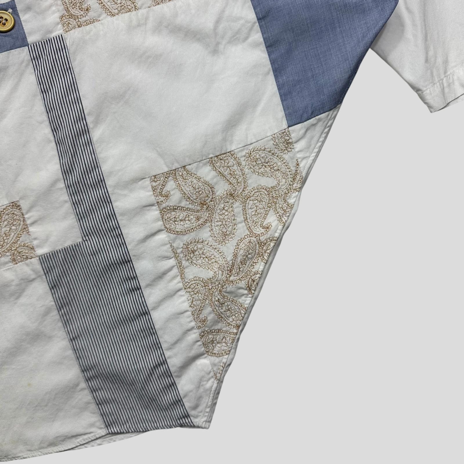 Comme des Garcons Comme Des Garçons Homme 2003 Patchwork Embroidered Shirt - M Size US M / EU 48-50 / 2 - 3 Thumbnail