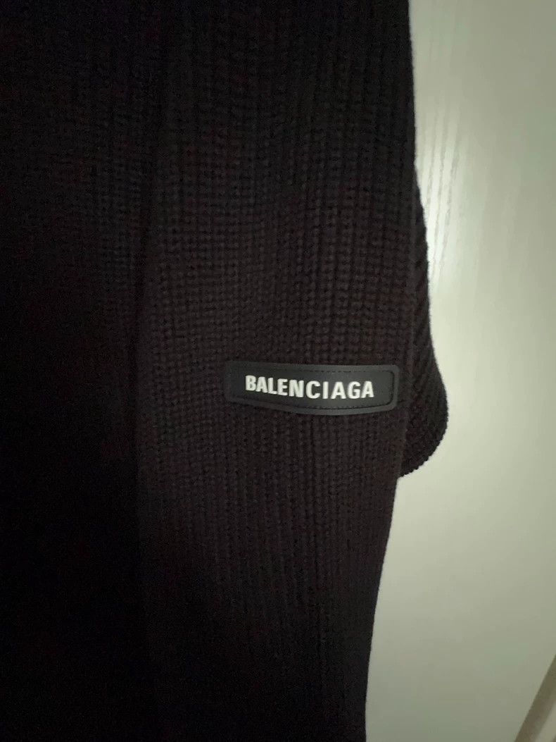 Balenciaga Balenciaga Black sweater and white T-shirt two-in-one V-ne Size US S / EU 44-46 / 1 - 4 Thumbnail