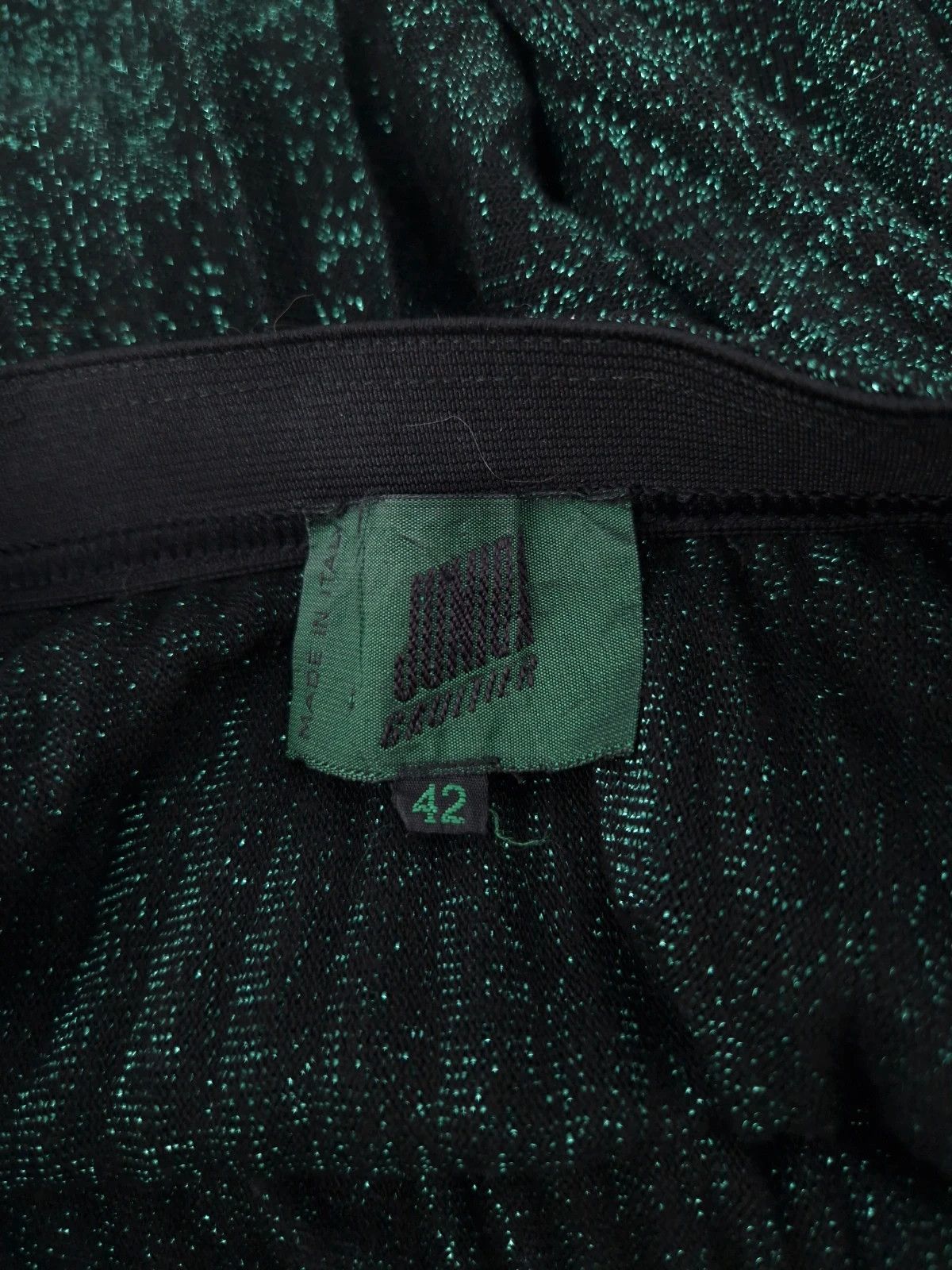 Jean Paul Gaultier JPG 90s Archival Glitter Pleated Skirt Size 28" / US 6 / IT 42 - 4 Thumbnail