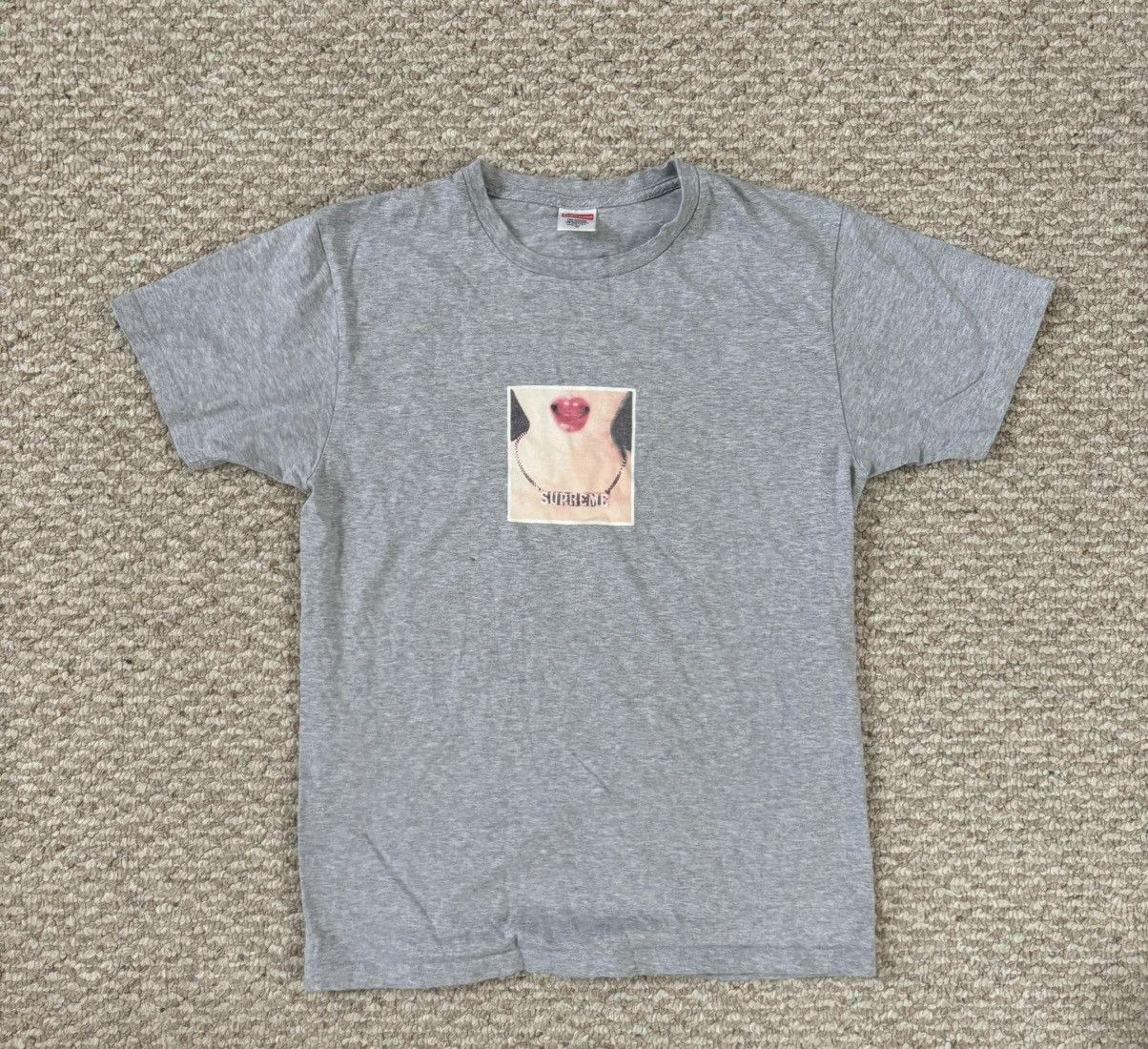 Supreme Supreme Neck Bling Grey Tee Size US M / EU 48-50 / 2 - 1 Preview