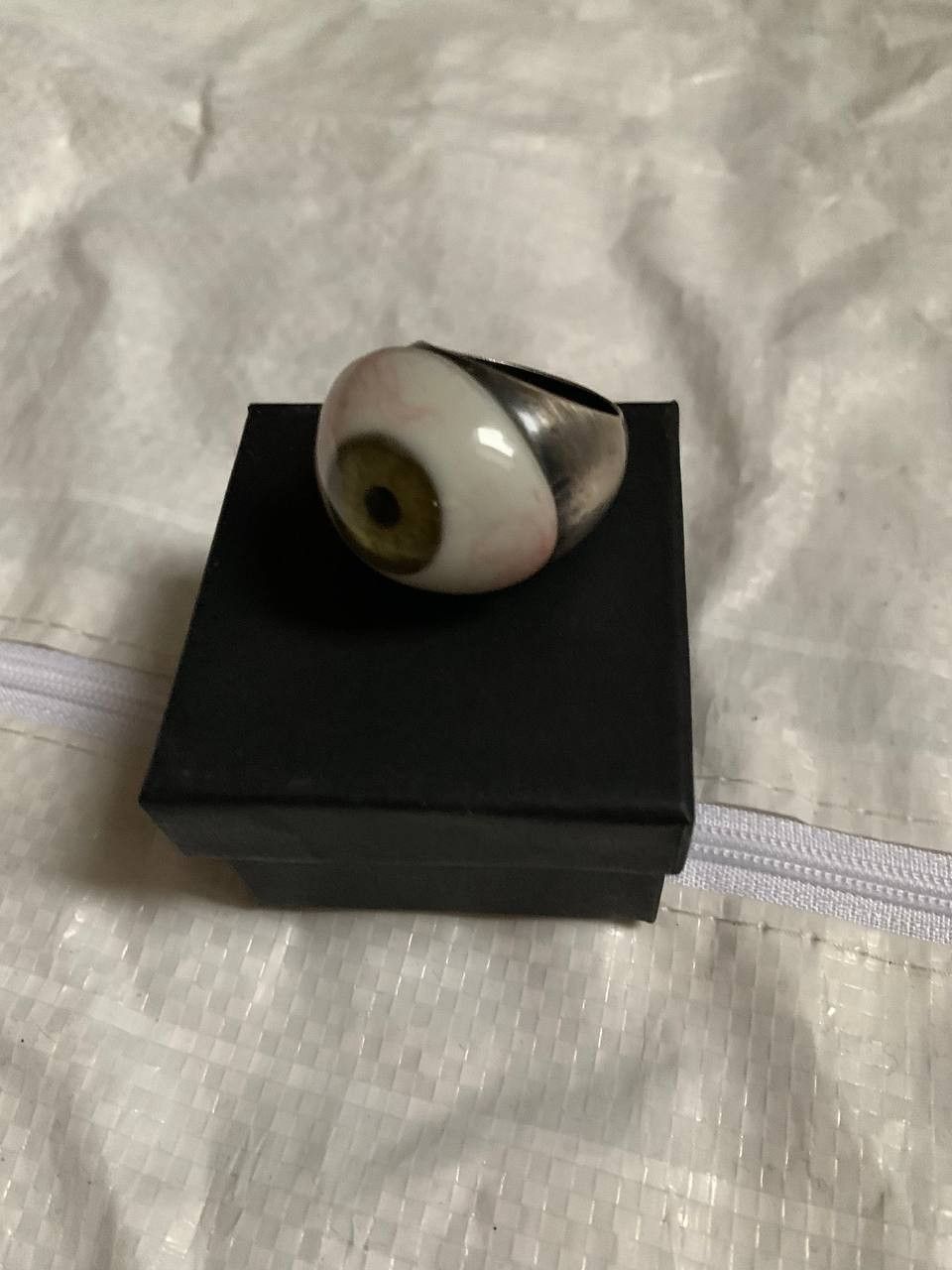 Carol Christian Poell Silver Eyeball Ring Size ONE SIZE - 3 Thumbnail