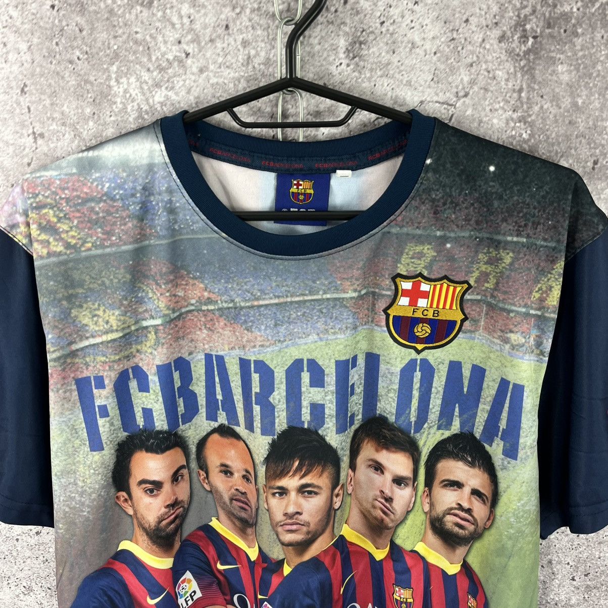 Other F.C. Barcelona Merch Soccer Jersey Full Print Logo Size L Size US L / EU 52-54 / 3 - 2 Thumbnail