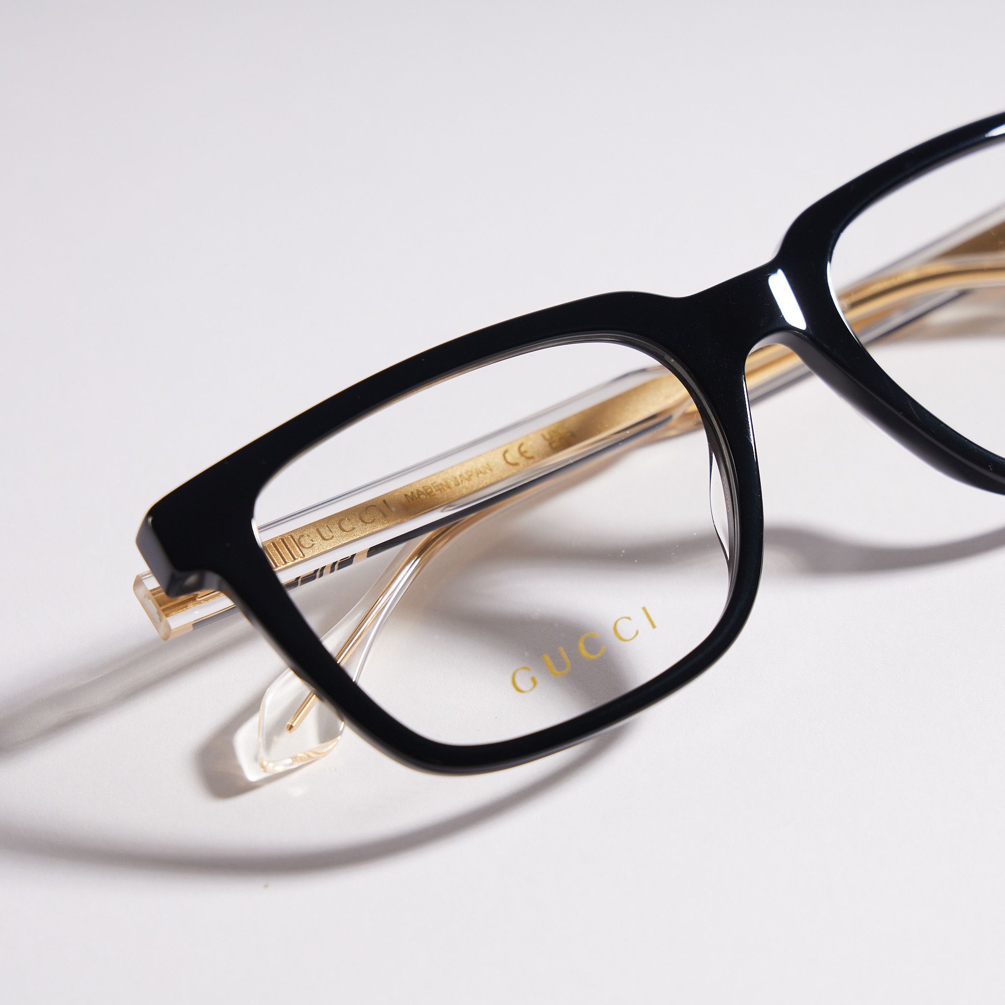 Gucci GUCCI GG0560ON 005 Eyeglasses Frame Men's BLACK/CRYSTAL Size ONE SIZE - 6 Thumbnail
