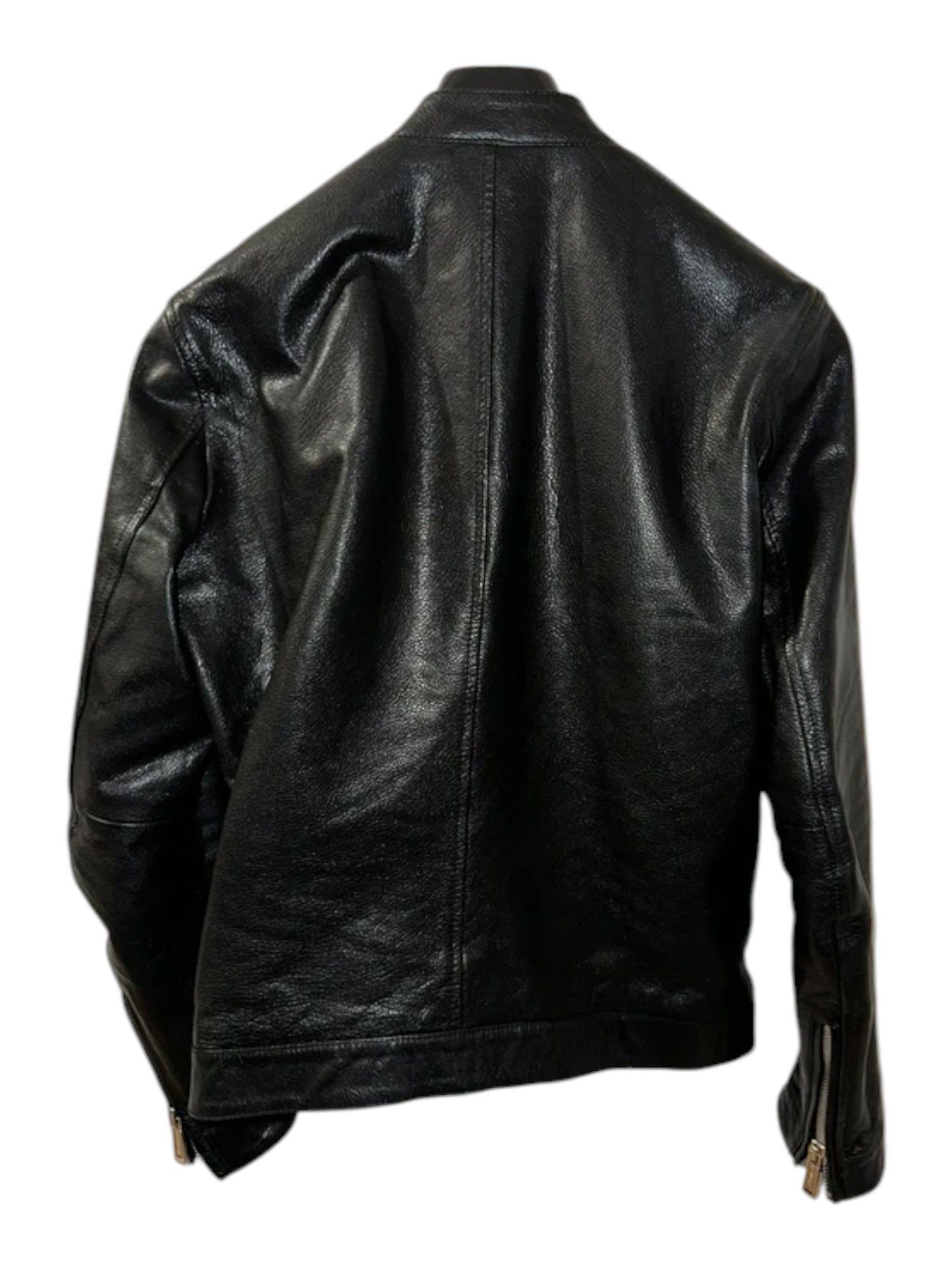 Dsquared2 Dsquared2 Leather & Pony Hair Biker Jacket c.2010s Size US S / EU 44-46 / 1 - 2 Thumbnail