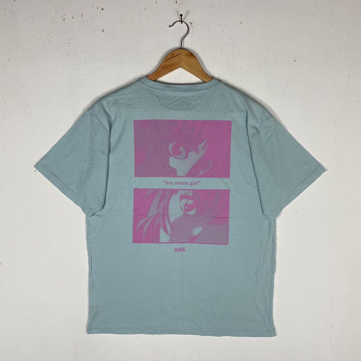 Japanese Brand X-GIRL x NEON GENESIS EVANGELION SHINJI & REI ANIME TEE Size US M / EU 48-50 / 2 - 4 Thumbnail