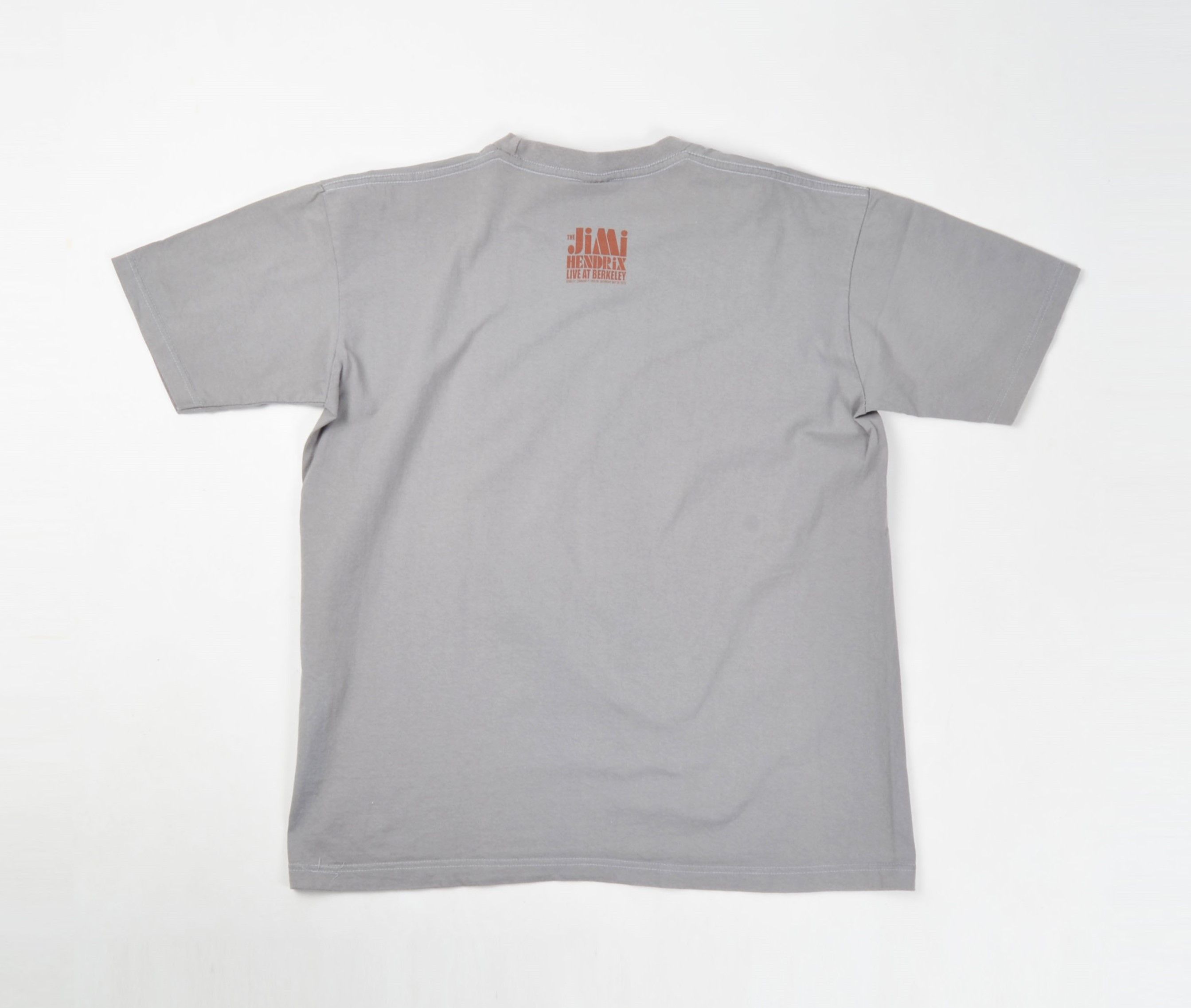 Band Tees Vintage Jimi Hendrix Short Sleeve Gray Printed T-shirt Size US L / EU 52-54 / 3 - 6 Thumbnail