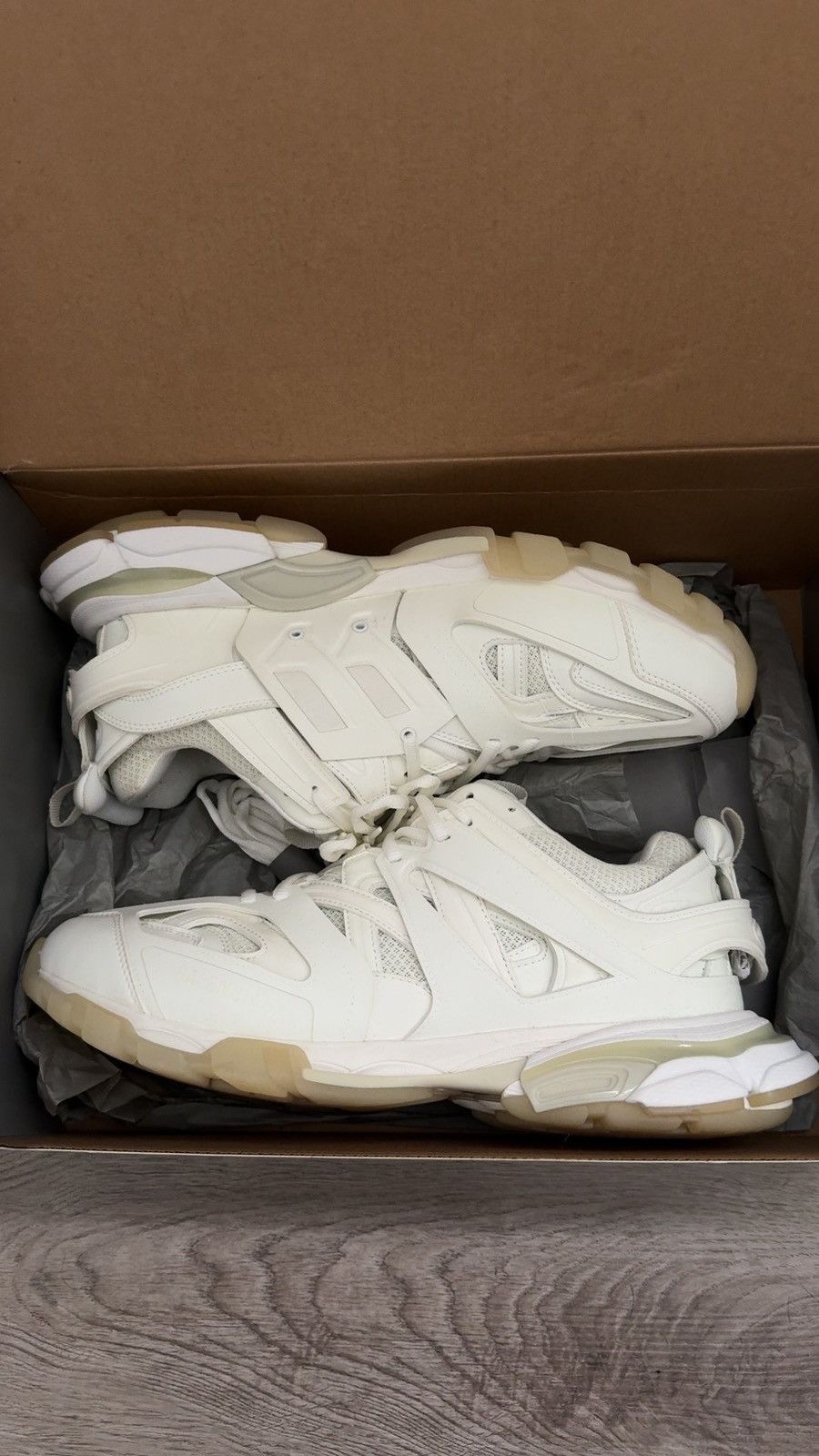 Balenciaga Balenciaga Track White Glow in the Dark Size US 12 / EU 45 - 1 Thumbnail