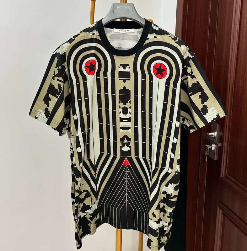 Givenchy Givenchy Multicolor Cotton Men's T-Shirt 0089 Size US S / EU 44-46 / 1 - 1 Thumbnail
