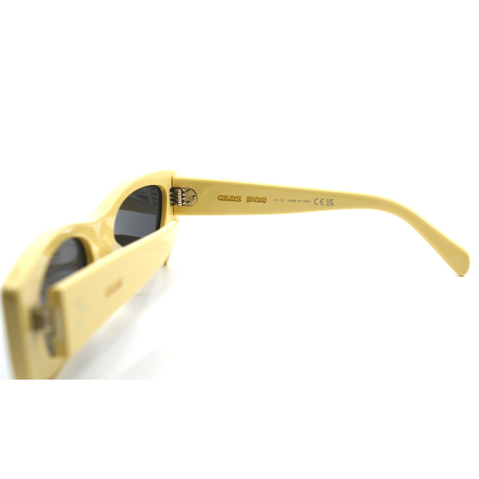 Celine NEW CELINE PARIS CL40245U 39A SHINY BUTTER GREY SUNGLASSES Size ONE SIZE - 11 Thumbnail