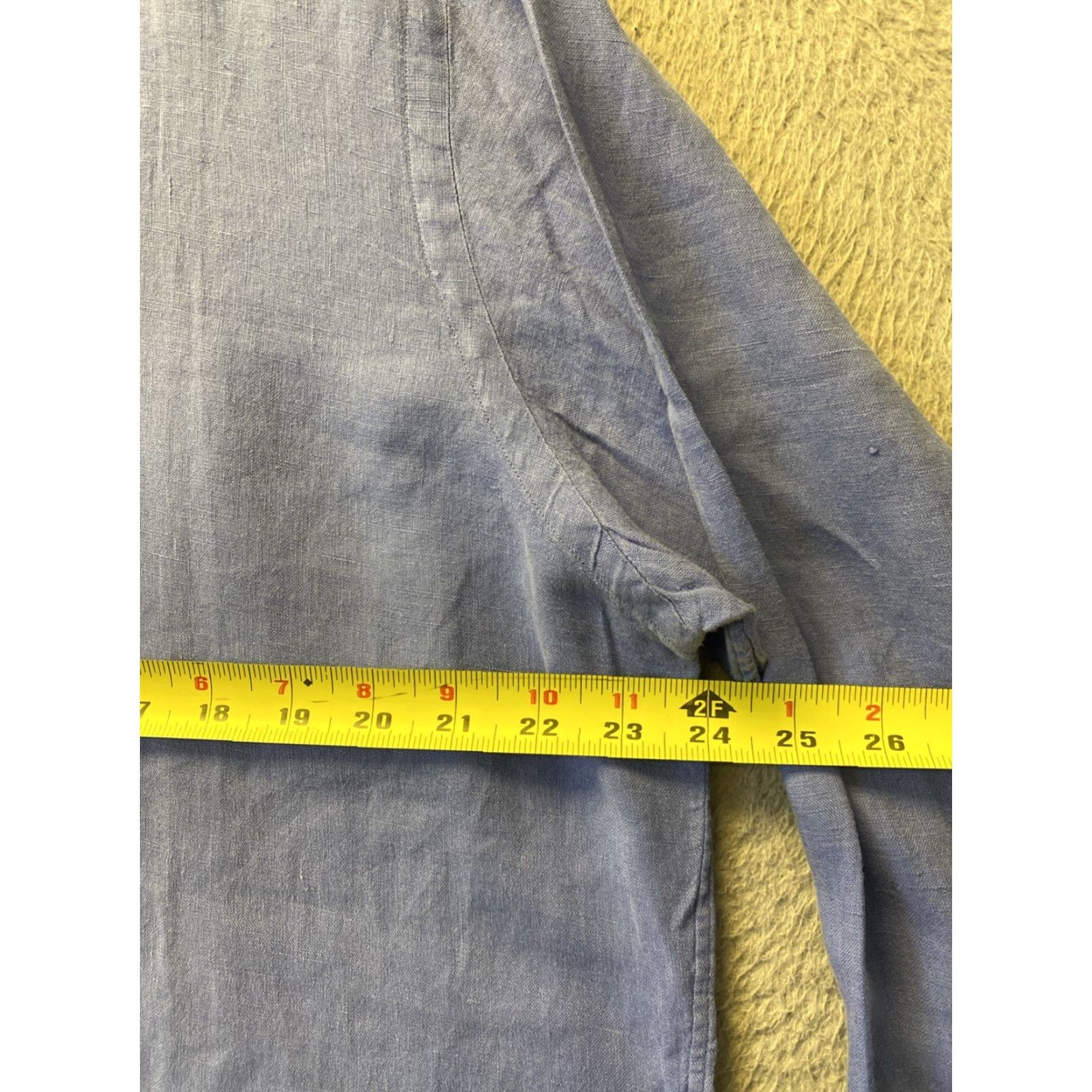 Polo Ralph Lauren Vintage Polo Ralph Lauren Men’s Classic Fit Linen Long Sleeve Shirt Blue Size XL Size US XL / EU 56 / 4 - 7 Thumbnail