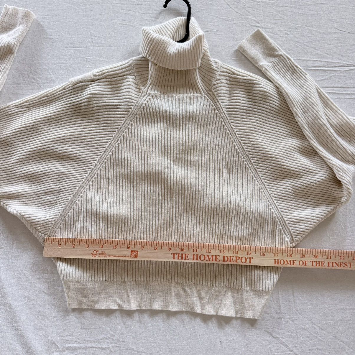 Allsaints AllSaints Marias Jumper XS 100% Merino Wool Cropped Layered Size XS / US 0-2 / IT 36-38 - 9 Thumbnail