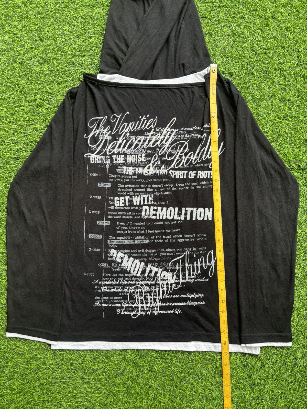 Hysteric Glamour Y2k Double Layer Befectibe Struct Punk Style Hoodie Size US L / EU 52-54 / 3 - 11 Thumbnail