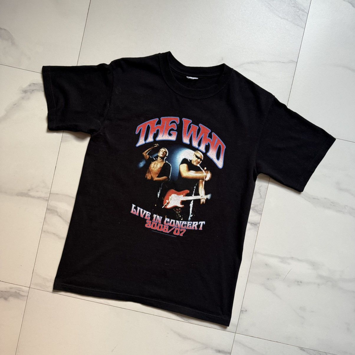 Band Tees Vintage Y2K The Who Live In Concert 06/07 Size US M / EU 48-50 / 2 - 4 Thumbnail
