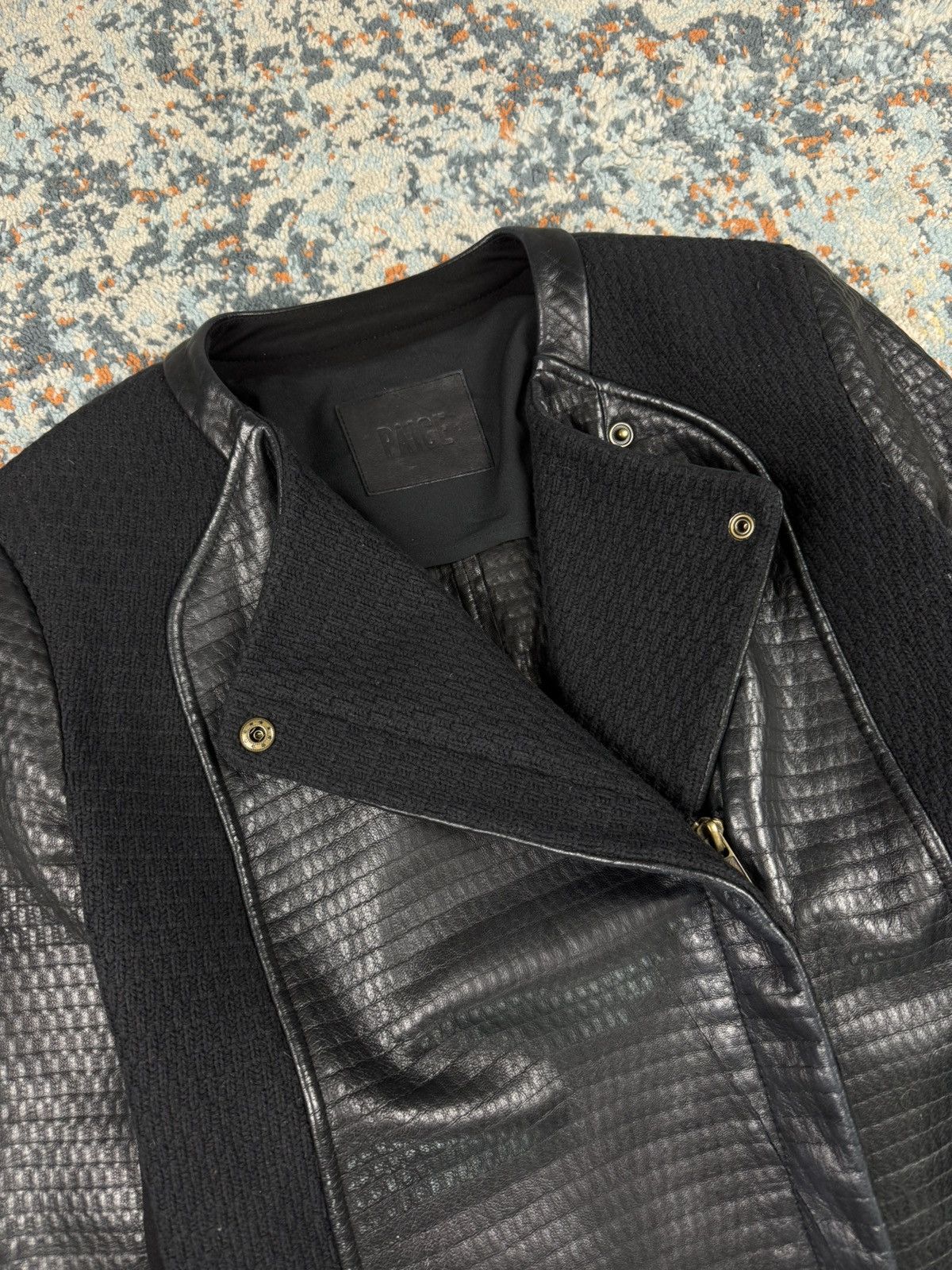 Japanese Brand × Paige Vintage Y2K Paige crazy lambskin biker real leather jacket Size M / US 6-8 / IT 42-44 - 8 Thumbnail