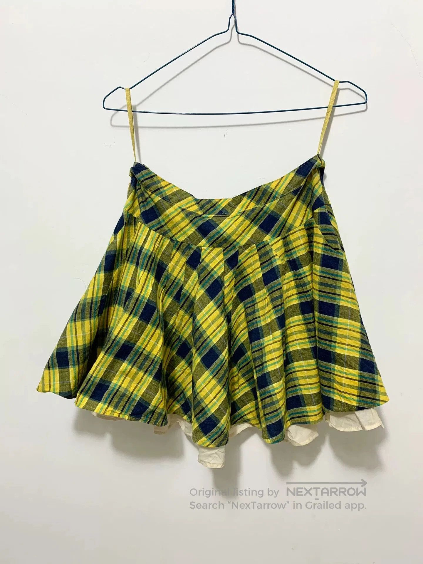 Vivienne Westwood Vivienne Westwood Yellow Plaid Skirt. Size 33" - 4 Thumbnail