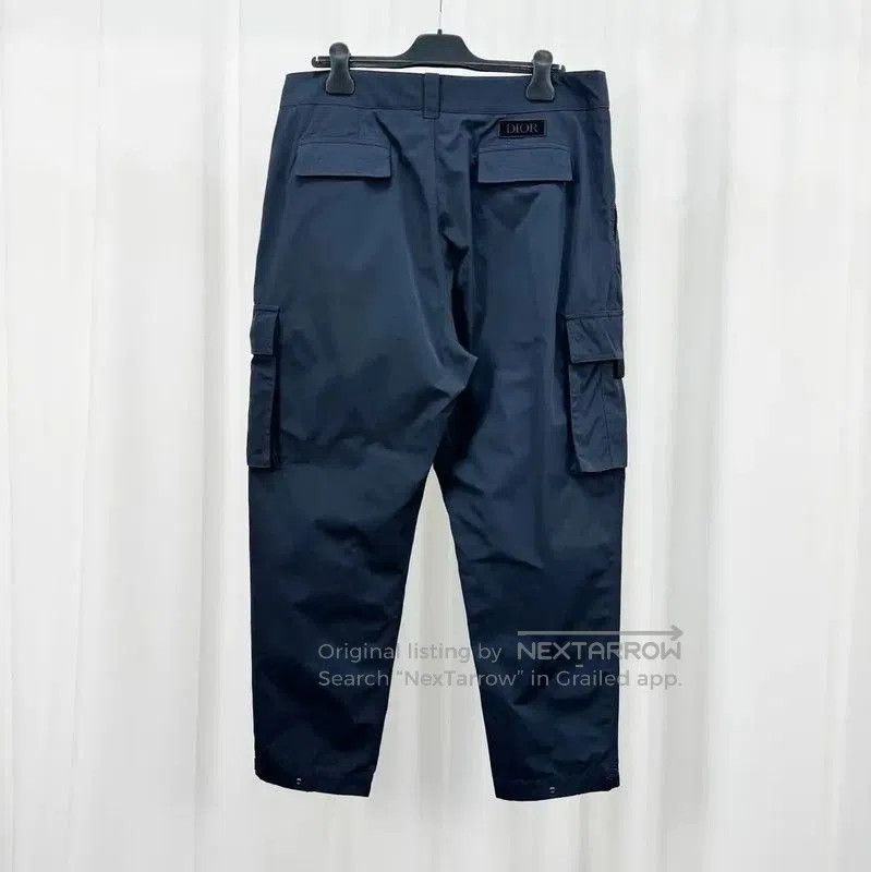 Dior Dior Blue Gray Cotton Blend Casual Pants . Size US 44 / EU 60 - 2 Thumbnail