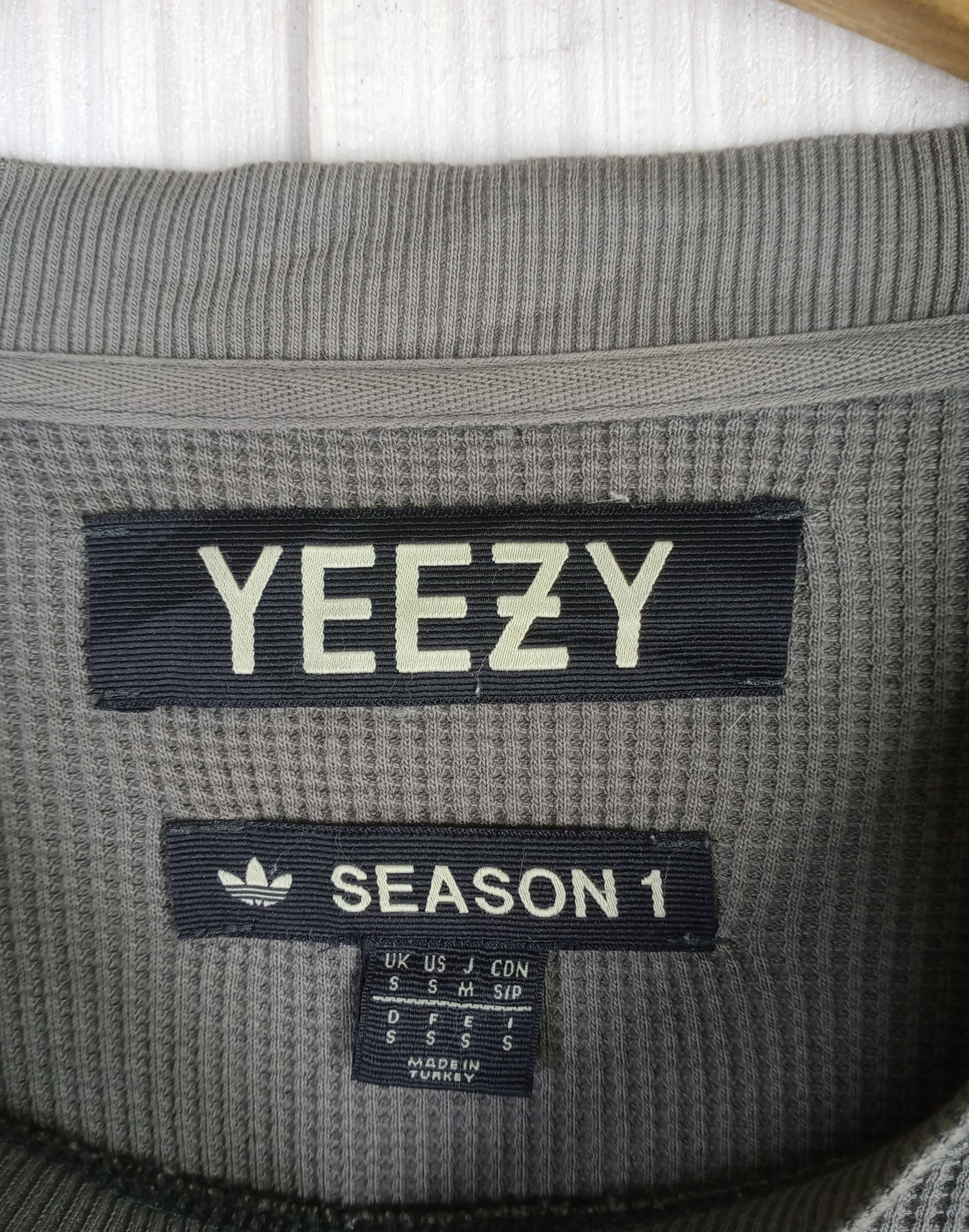 Yeezy Yezzy Season 1 Green Long Sleeve Thermal Waffle Size US L / EU 52-54 / 3 - 3 Thumbnail