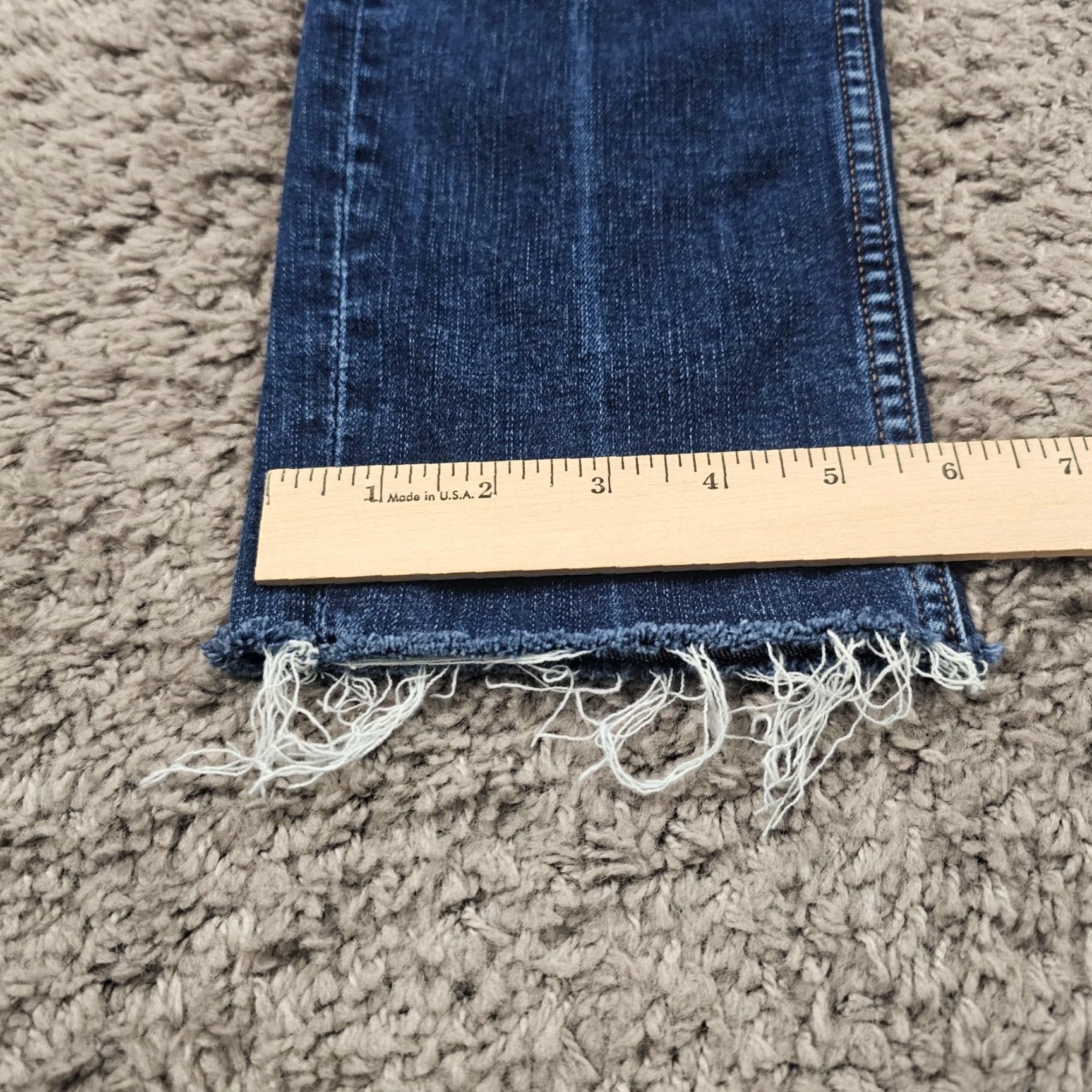 Silver Jeans Co. VINTAGE Silver Jeans Womens Stretch Straight Jeans 26 Low Rise Dark Wash Cotton Blend Blue 90s Womens Size 25" / US 0 / IT 36 - 7 Thumbnail