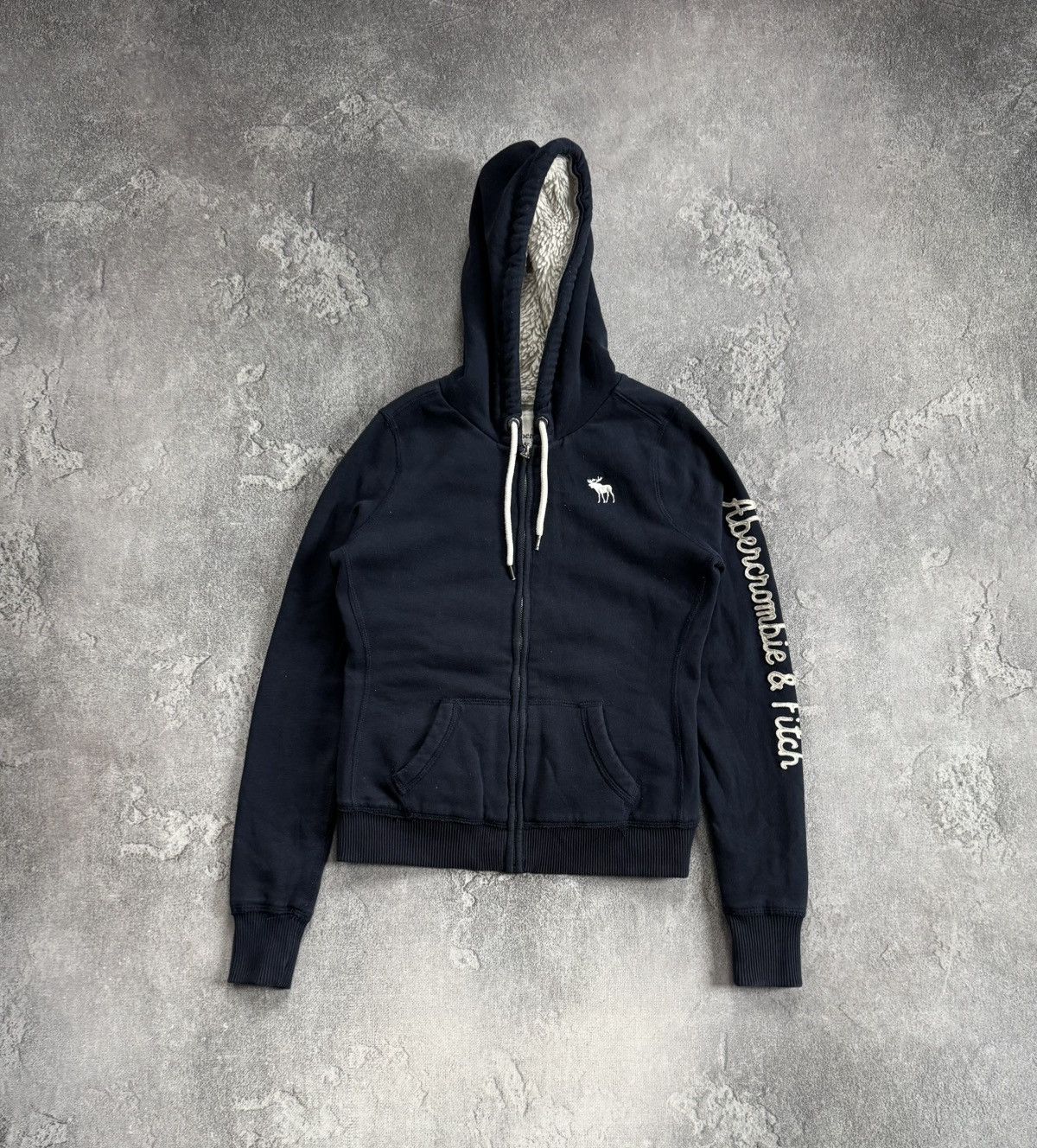 Abercrombie & Fitch Abercrombie & Fitch M/size lined sherpa hoodie fur LGB Y2K Size M / US 6-8 / IT 42-44 - 10 Thumbnail