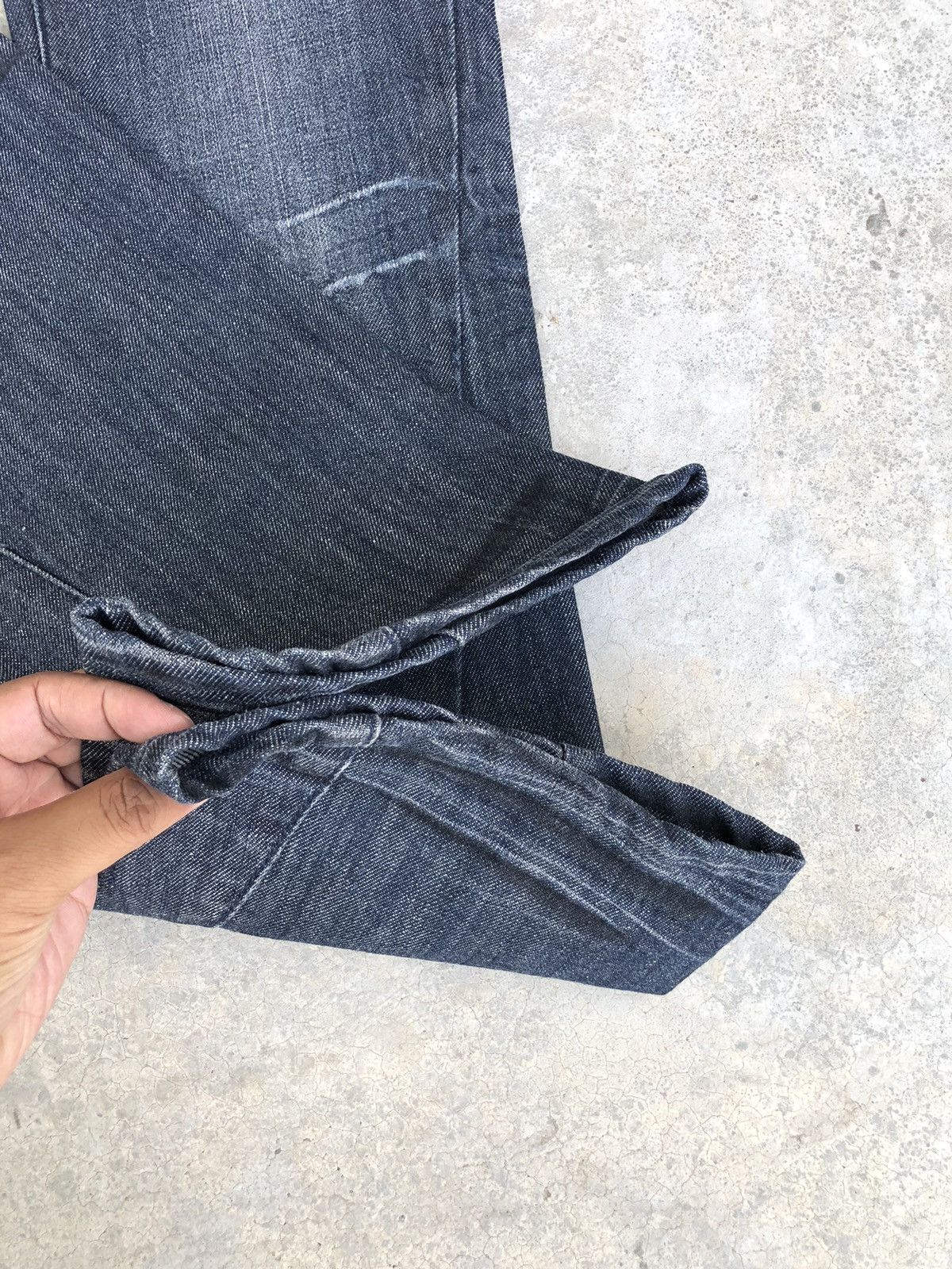 Y2k Blacklabel Sho Flared Jeans Distressed Jeans