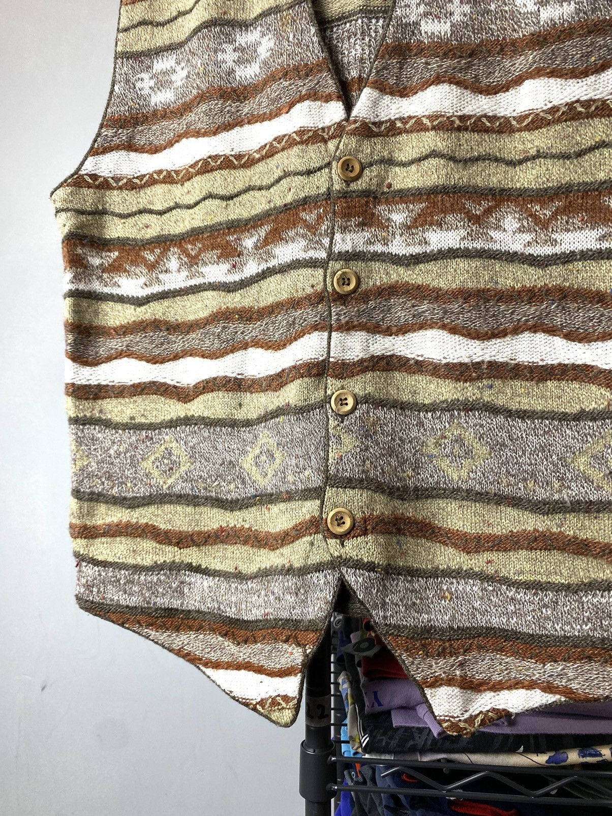 Coogi Rare! Vintage Coogi Style Vest Sweater Western Cowboy Style Size US L / EU 52-54 / 3 - 8 Thumbnail