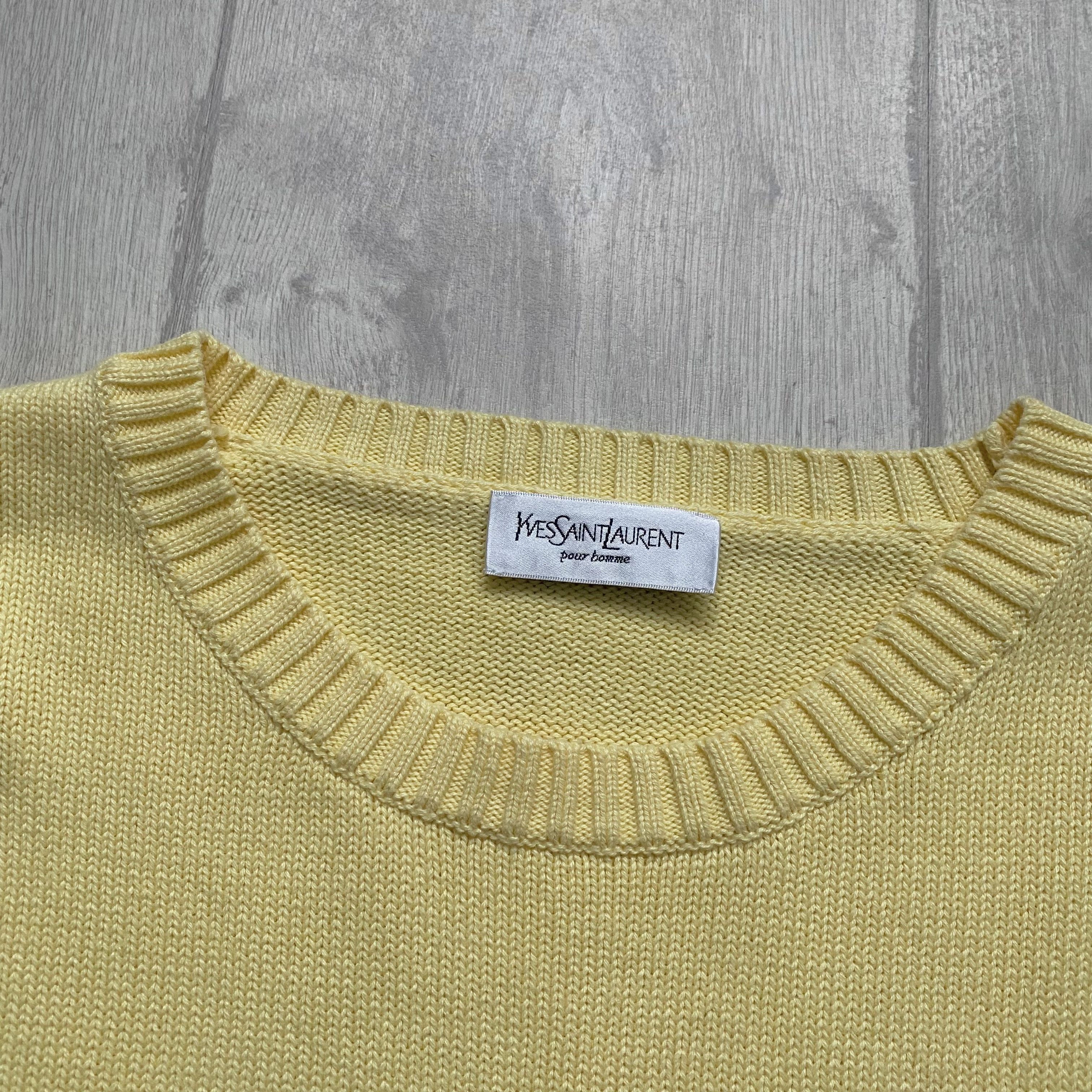 Yves Saint Laurent Vintage 90s Yves Saint Laurent YSL Knit Sweater Jumper Y2k Size US XXL / EU 58 / 5 - 6 Thumbnail