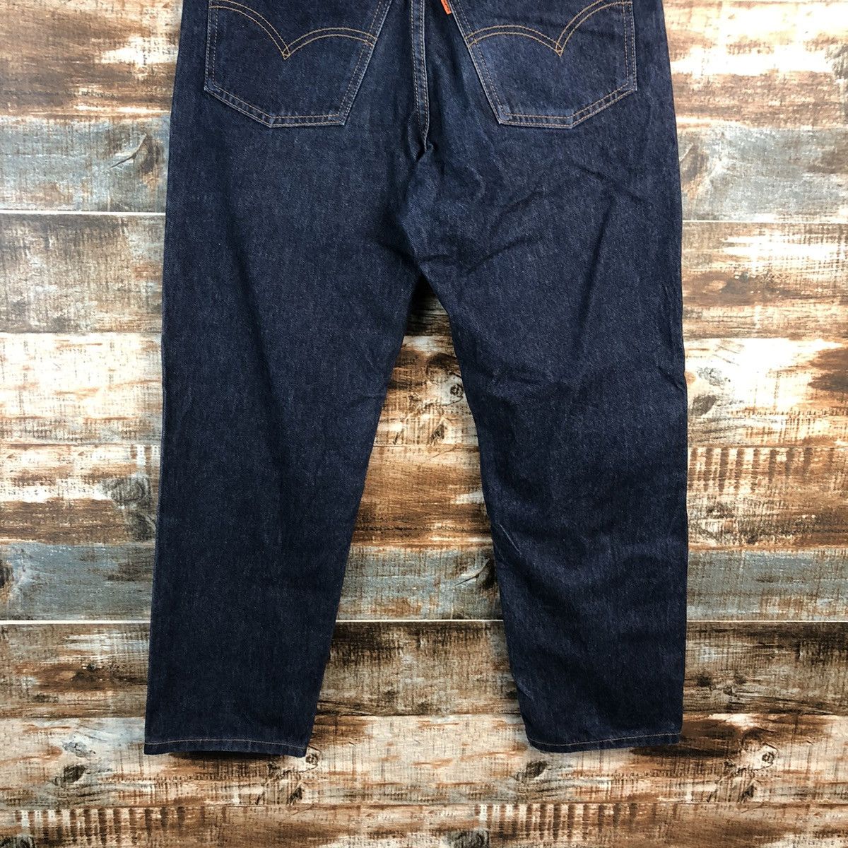 Levi's DL Levis 609 orange tag Dark Blue Denim Pants #A2580 Size US 32 / EU 48 - 15 Thumbnail